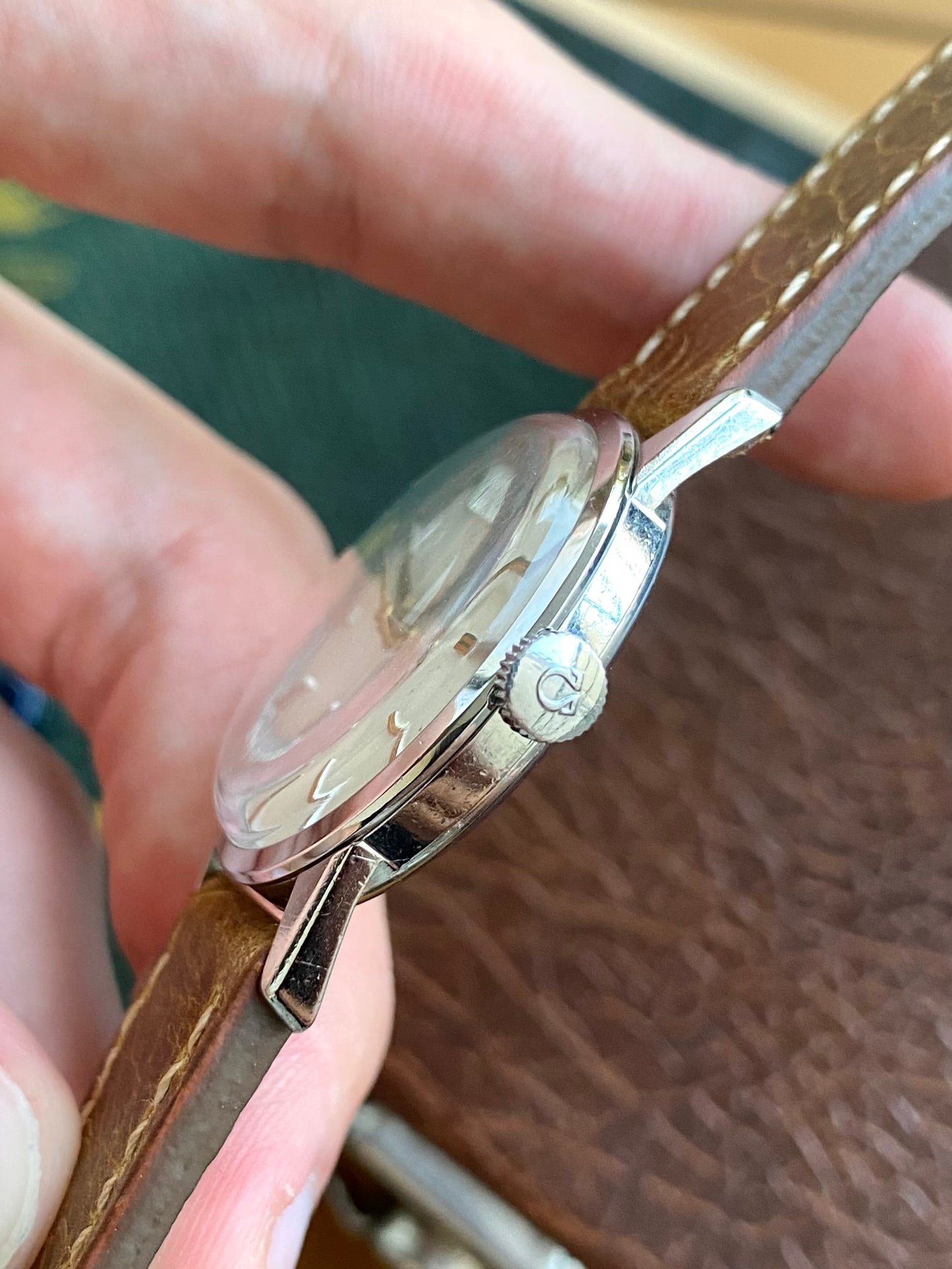 Omega Cal.285 - Montre Vintage Mécanique Ref.14714-1SC Acier - Cadran LIN 1960