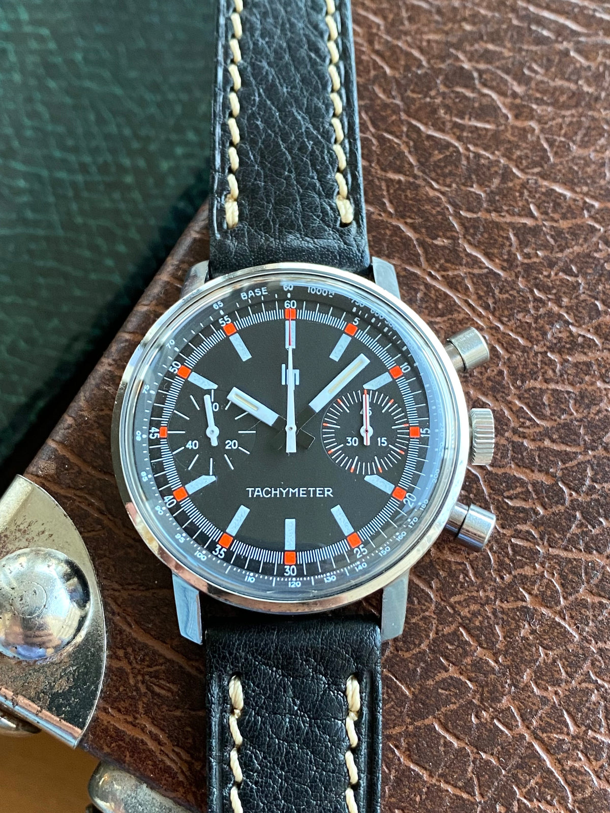 LIP Genève Tachymeter Rallye Chronographe Sport - Montre Vintage Mécanique Automobile 1960