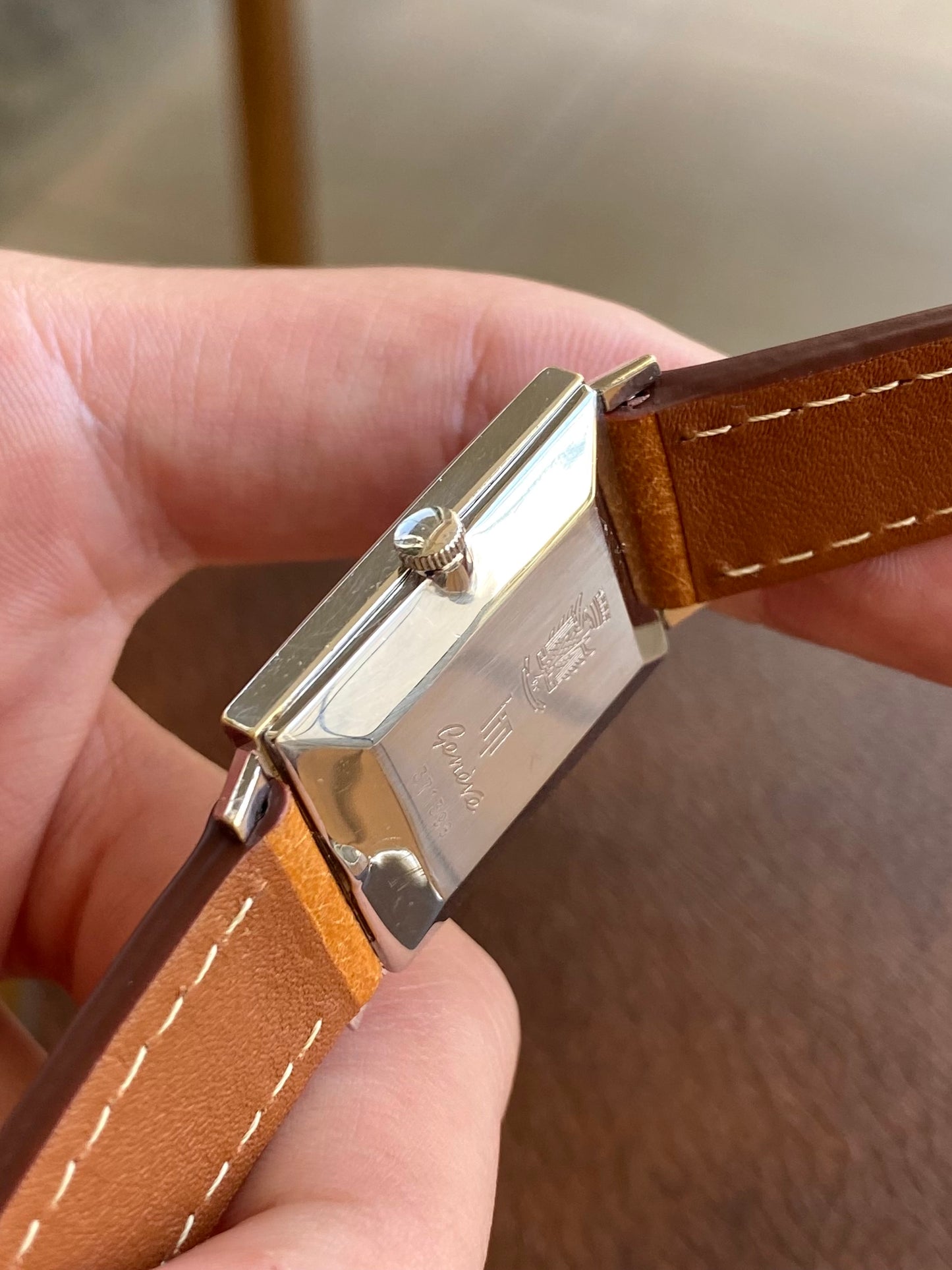 LIP Genève Montre Vintage Mécanique Boîtier Rectangle - Chiffres Romains - RC193 - 1960