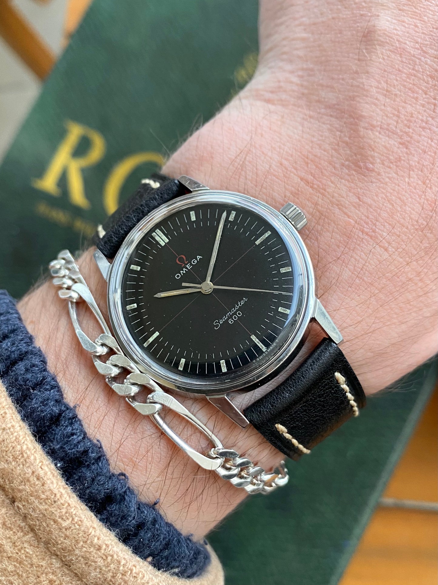 Omega Seamaster 600 TECHNIC - Ref. 135.011 Cal. 601 - Montre Vintage Mécanique Rouge & Noir 1965