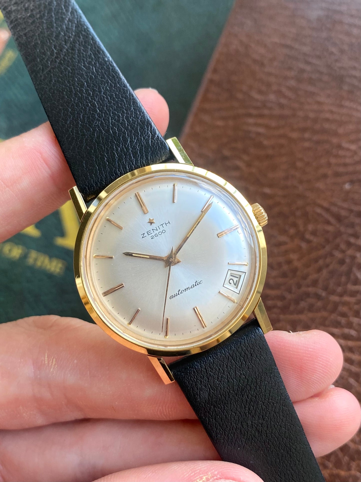 Zenith 2600 - Montre Vintage Automatique Cal. 2532 Mécanique Plaqué Or 1960