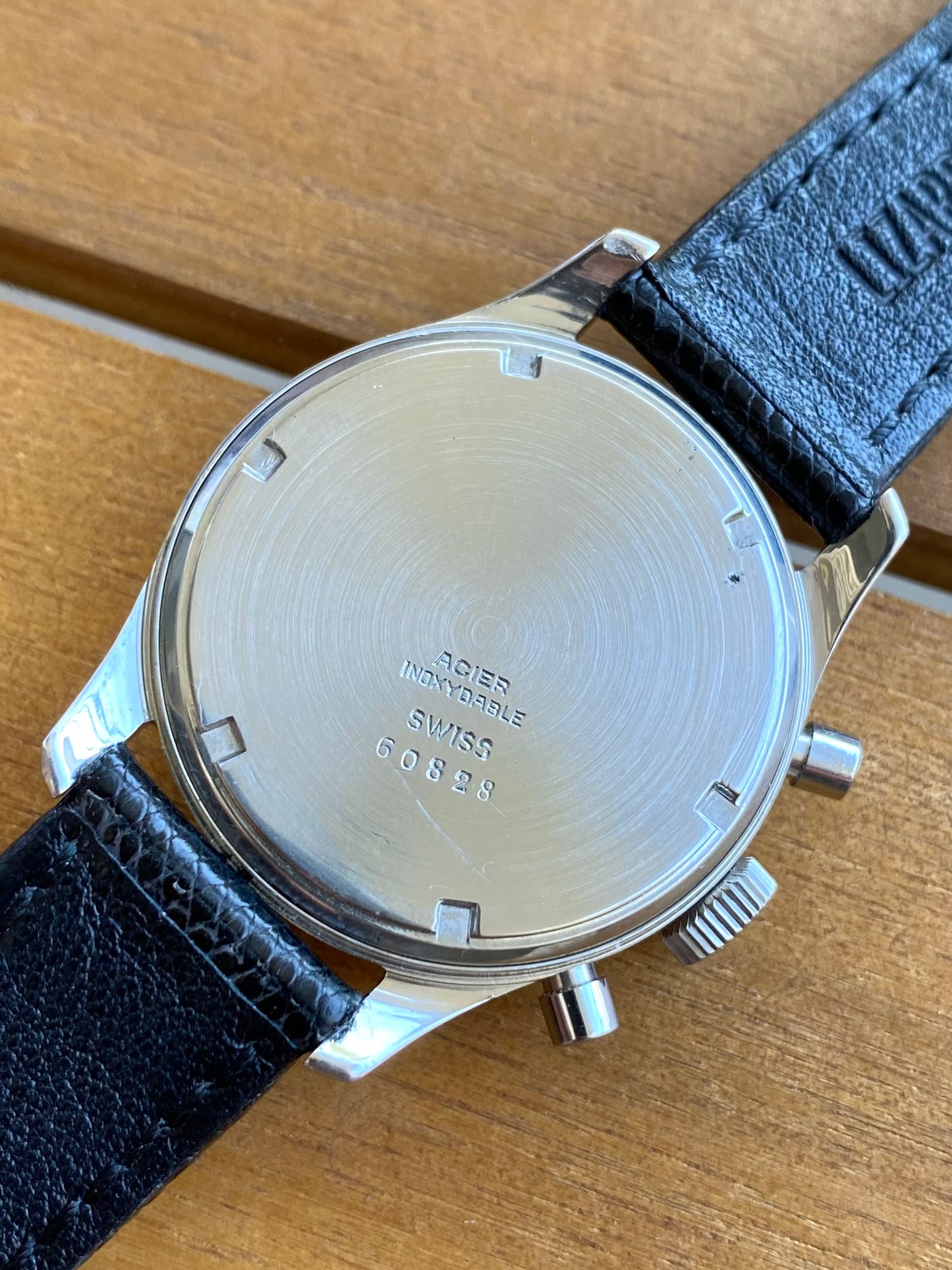 Zelus Chronographe Suisse Vintage - Montre Mécanique Landeron Acier - 1950