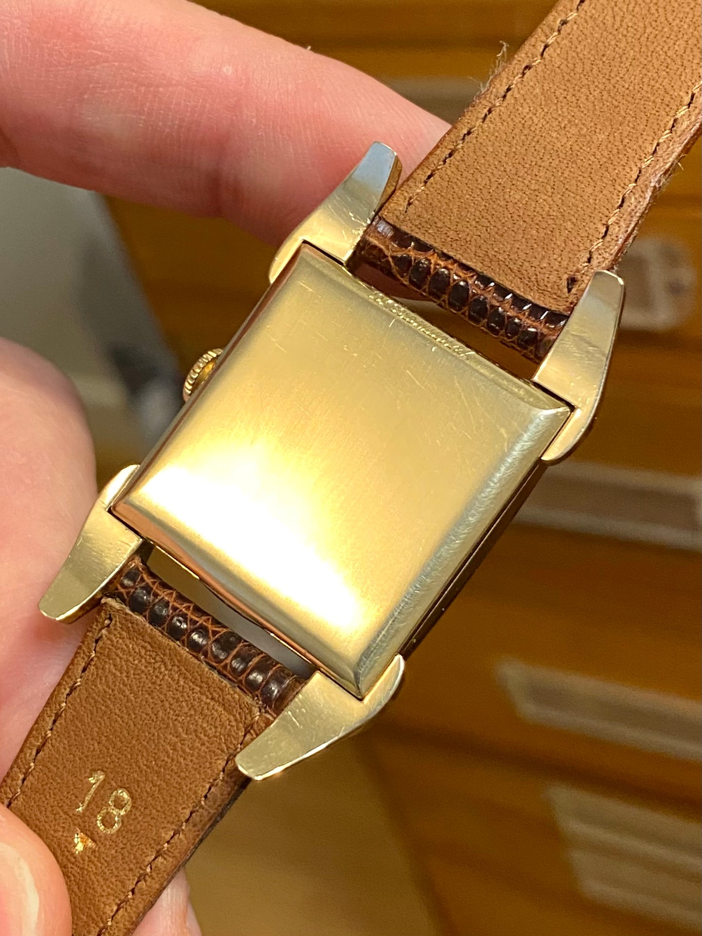 Longines 23z 10k GoldFilled Carré - Montre Vintage Mécanique 1953