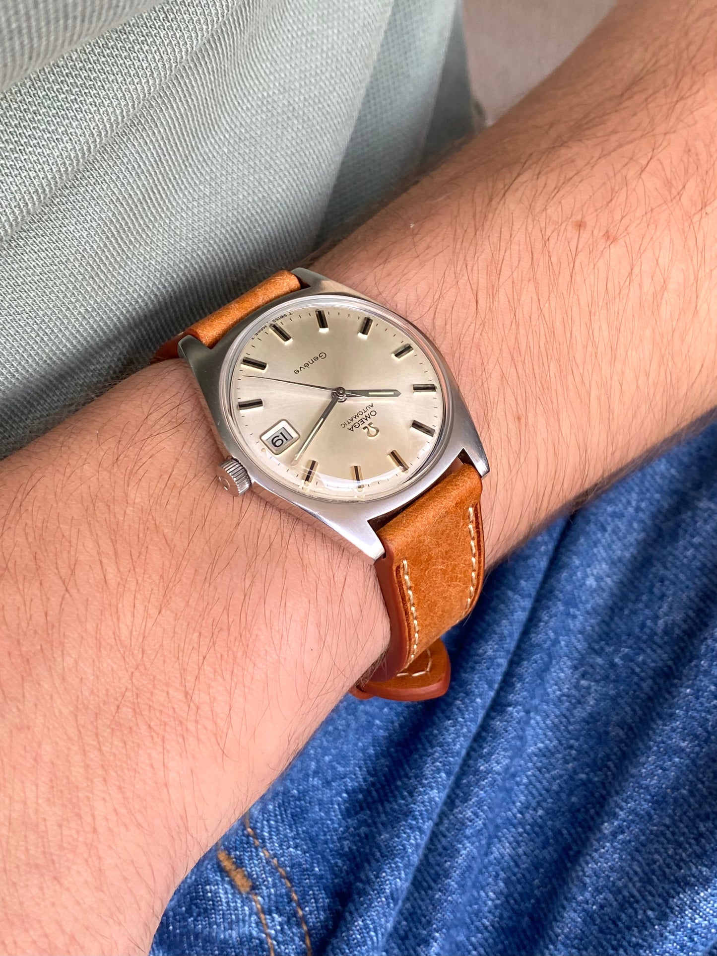 Omega Genève Automatic Cal.565 Montre Vintage Mécanique 166.041 - 1968