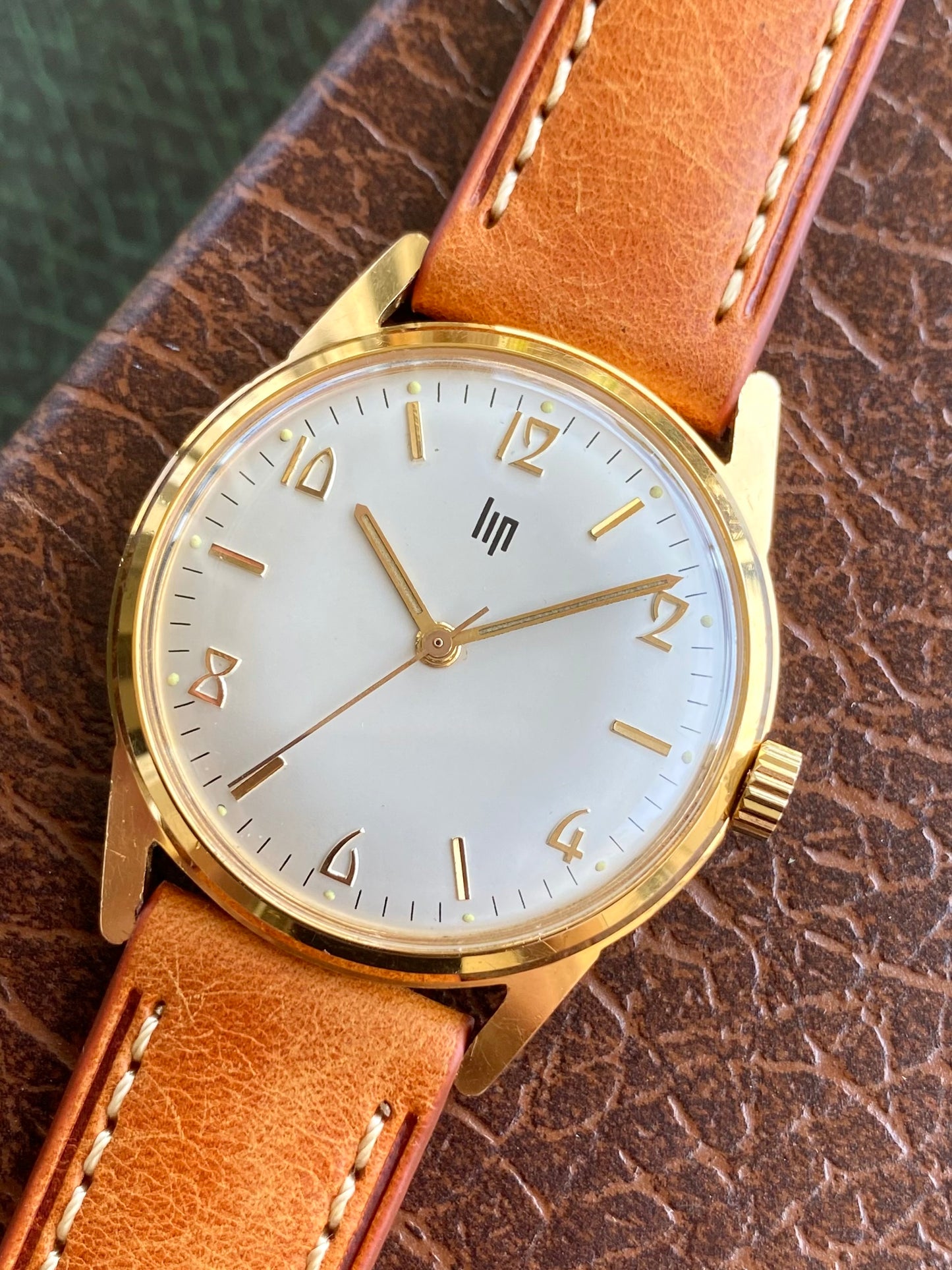 LIP France Montre Vintage Mécanique Plaqué Or RSC553 - 1960