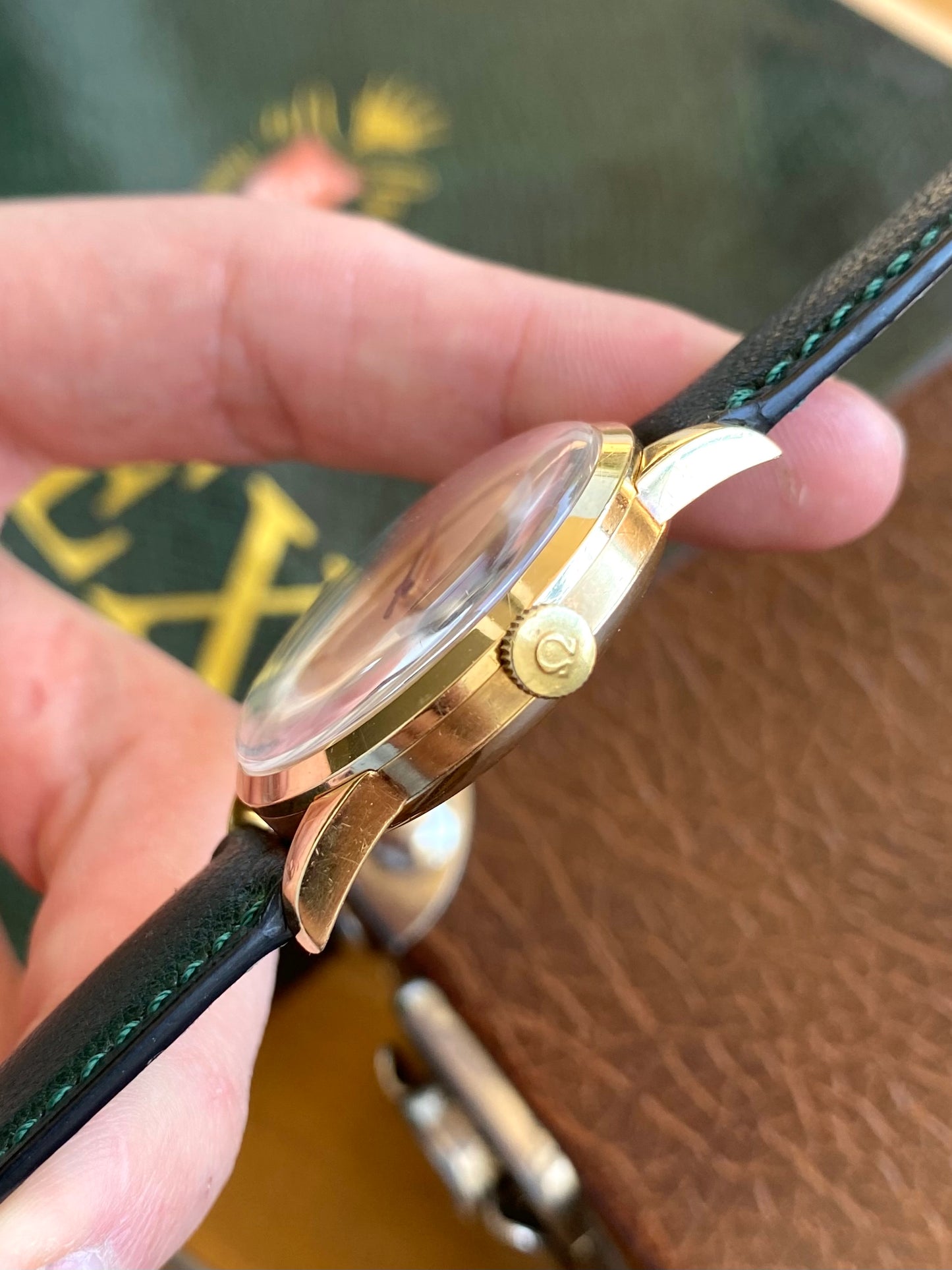 Omega Ref. 2513-2 Plaqué Or 80 Microns - Montre Vintage Mécanique Cal.283 - 1949 + Boucle