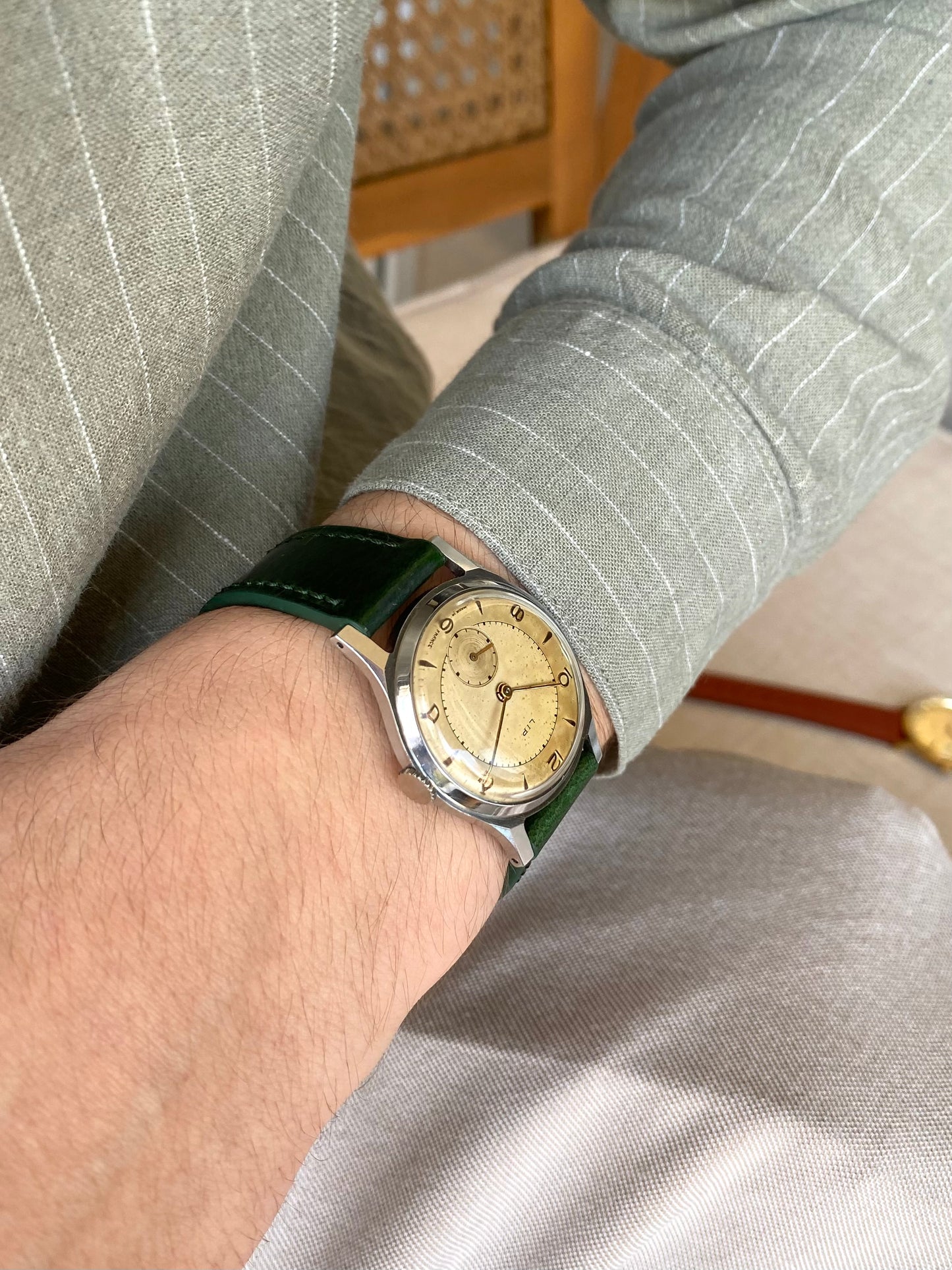 LIP R25 Made In France - Montre Vintage Mécanique Acier 1940