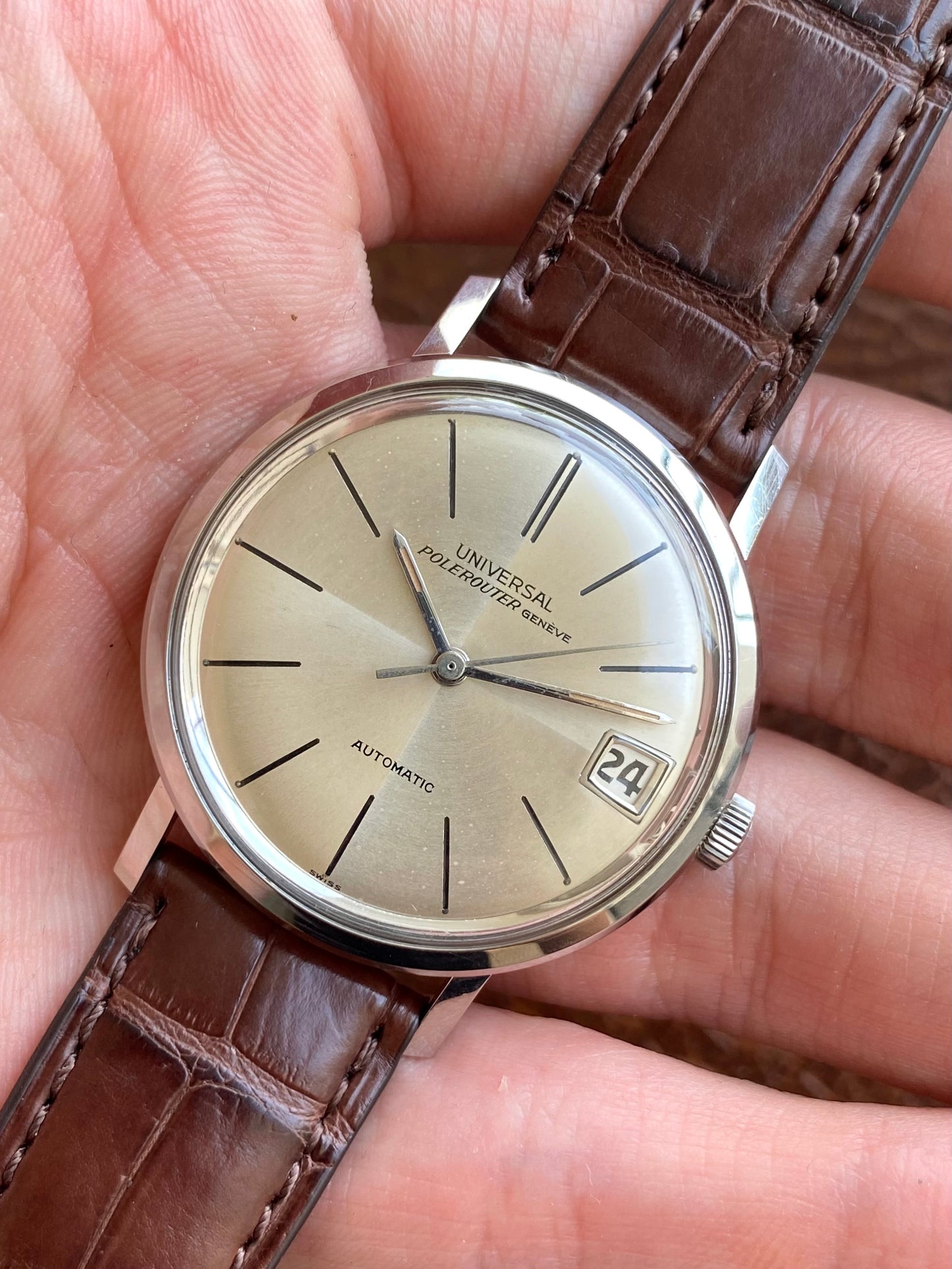 Universal Polerouter Genève Automatic Microtor - Ref.204604-4 - Cal. 218-2 - Montre Vintage Mécanique 1960