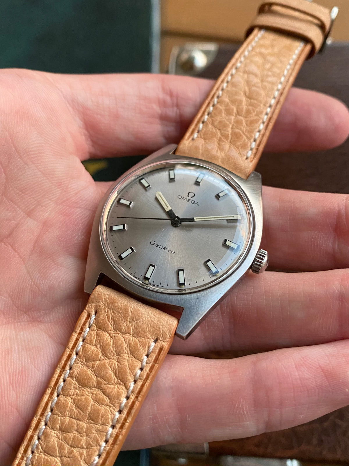 Omega Genève Racing Cal. 601 - Montre Vintage Mécanique Sport 135.041 - 1969