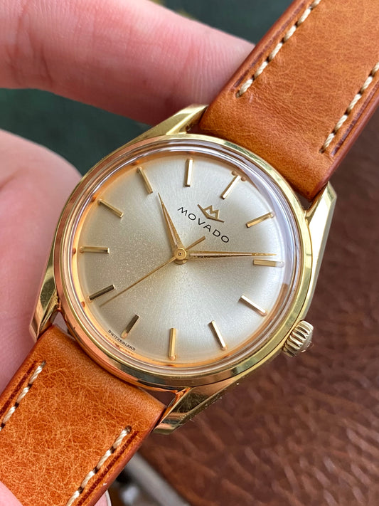 Movado Sub-Sea Plaqué Or - Montre Vintage Mécanique Cal.345 Ref.53091 - 1960