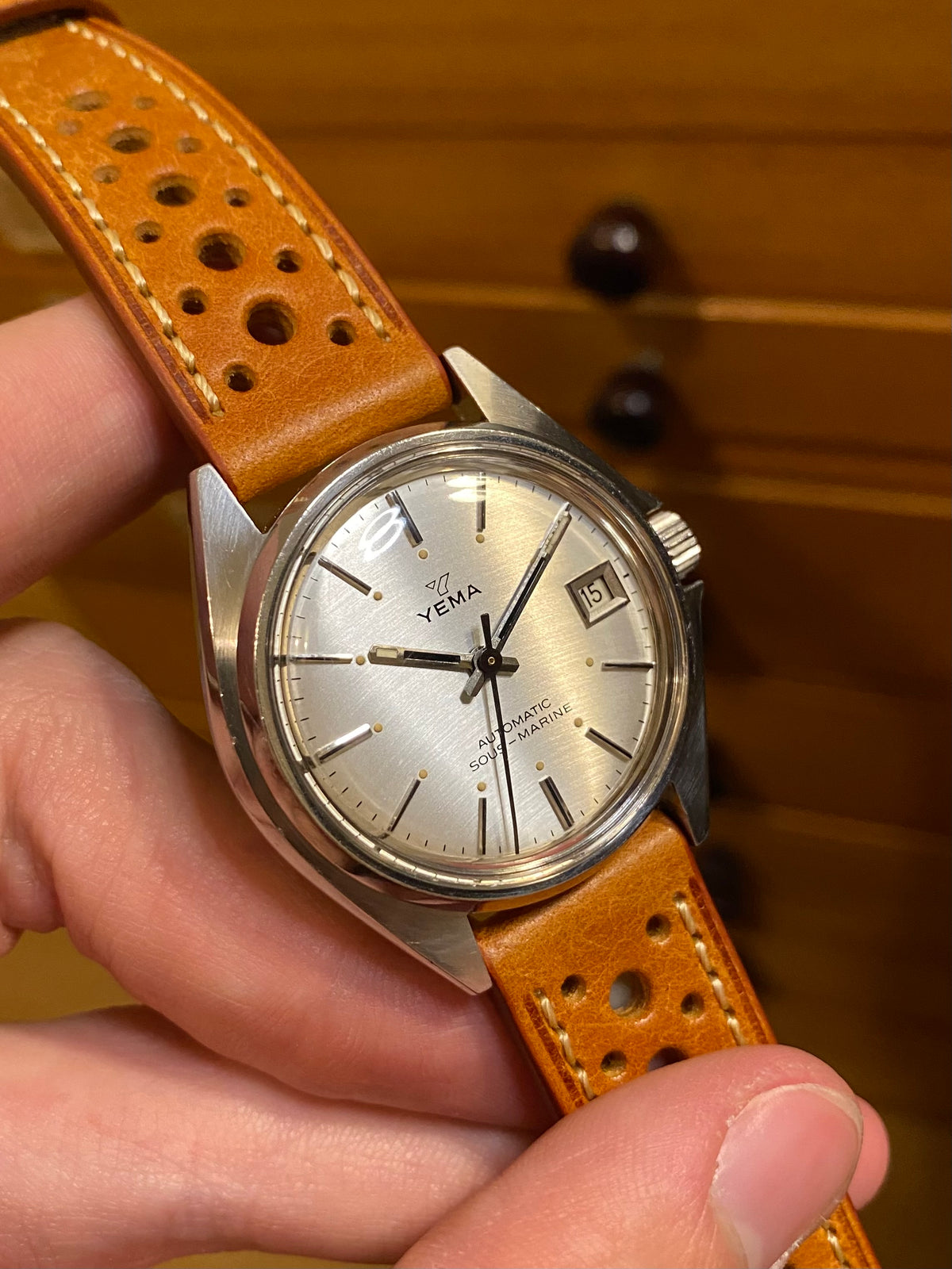 Yema France Sous-Marine Automatic - Montre Vintage Mécanique FE4611 1970