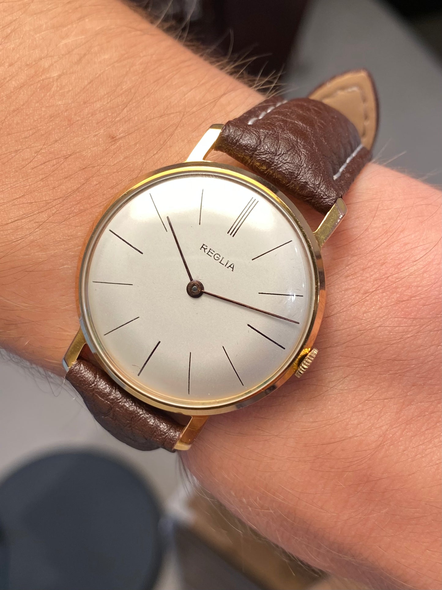 Reglia Extra Slim Montre Vintage Mécanique 1960