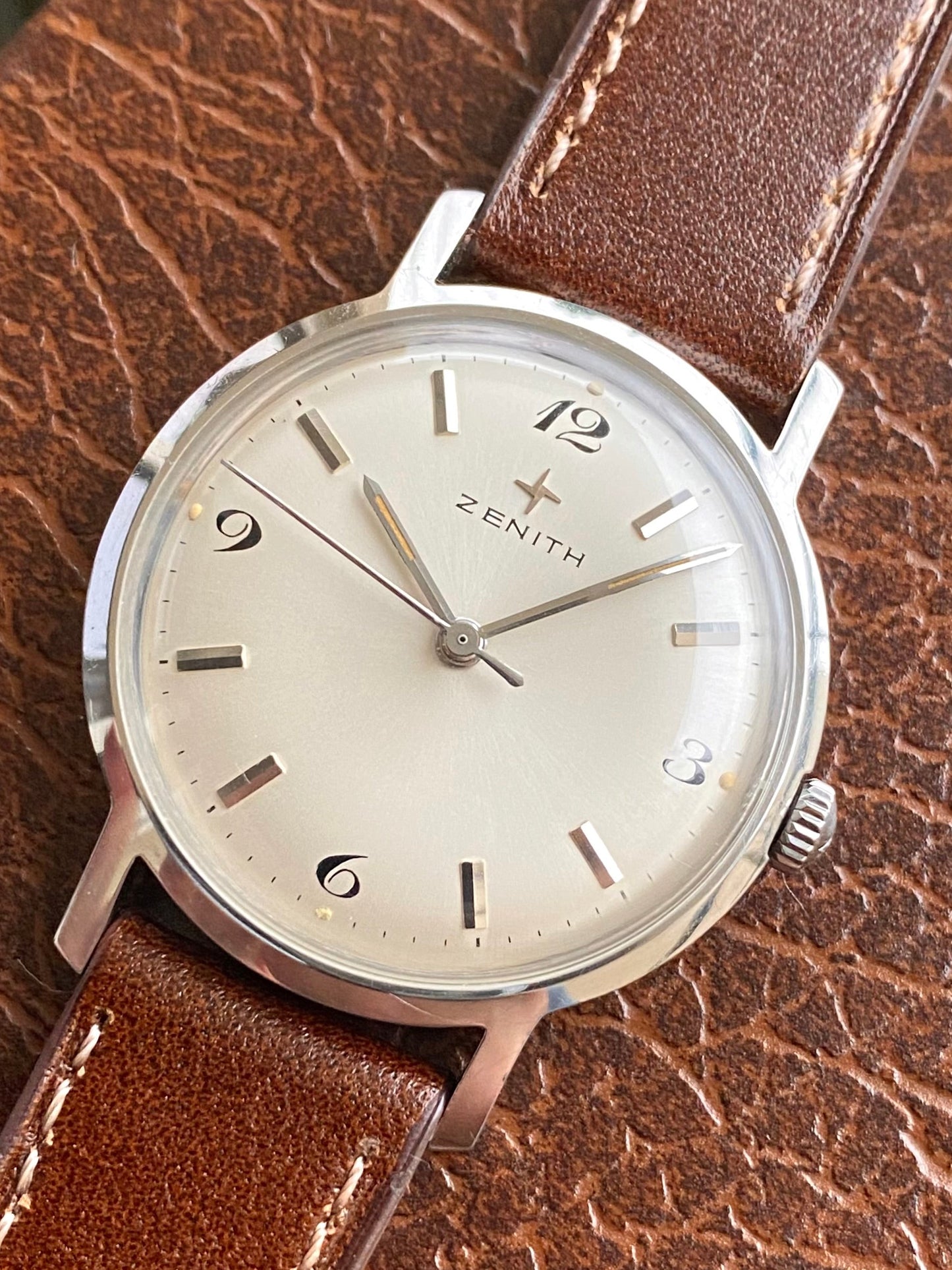 Zenith Montre Vintage Mécanique Suisse - Cal. 2532 Acier - 1960