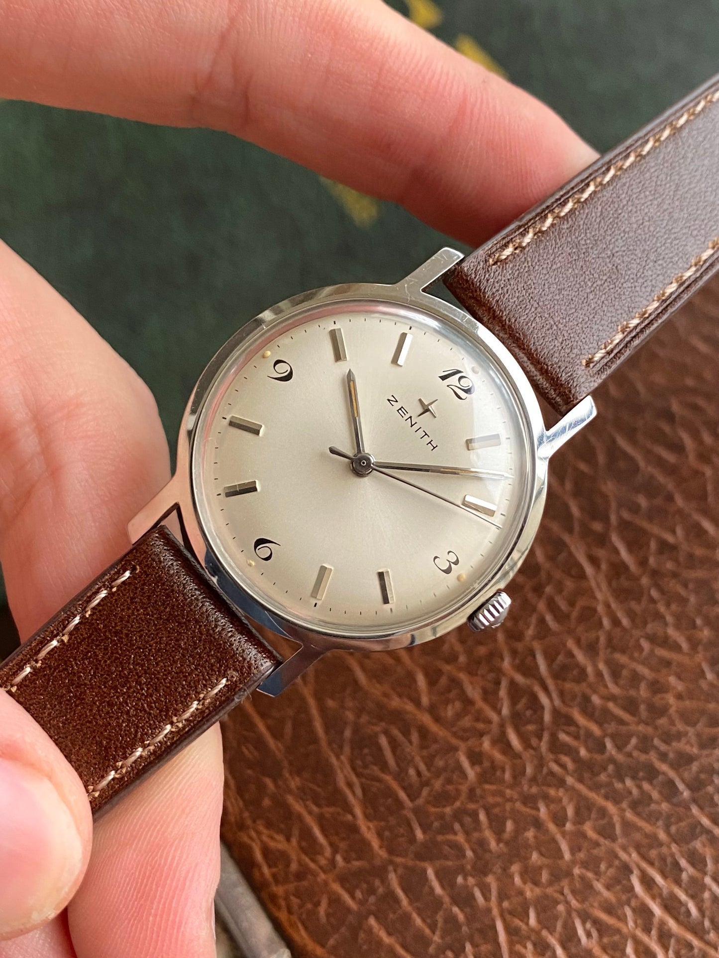 Zenith Montre Vintage Mécanique Suisse - Cal. 2532 Acier - 1960