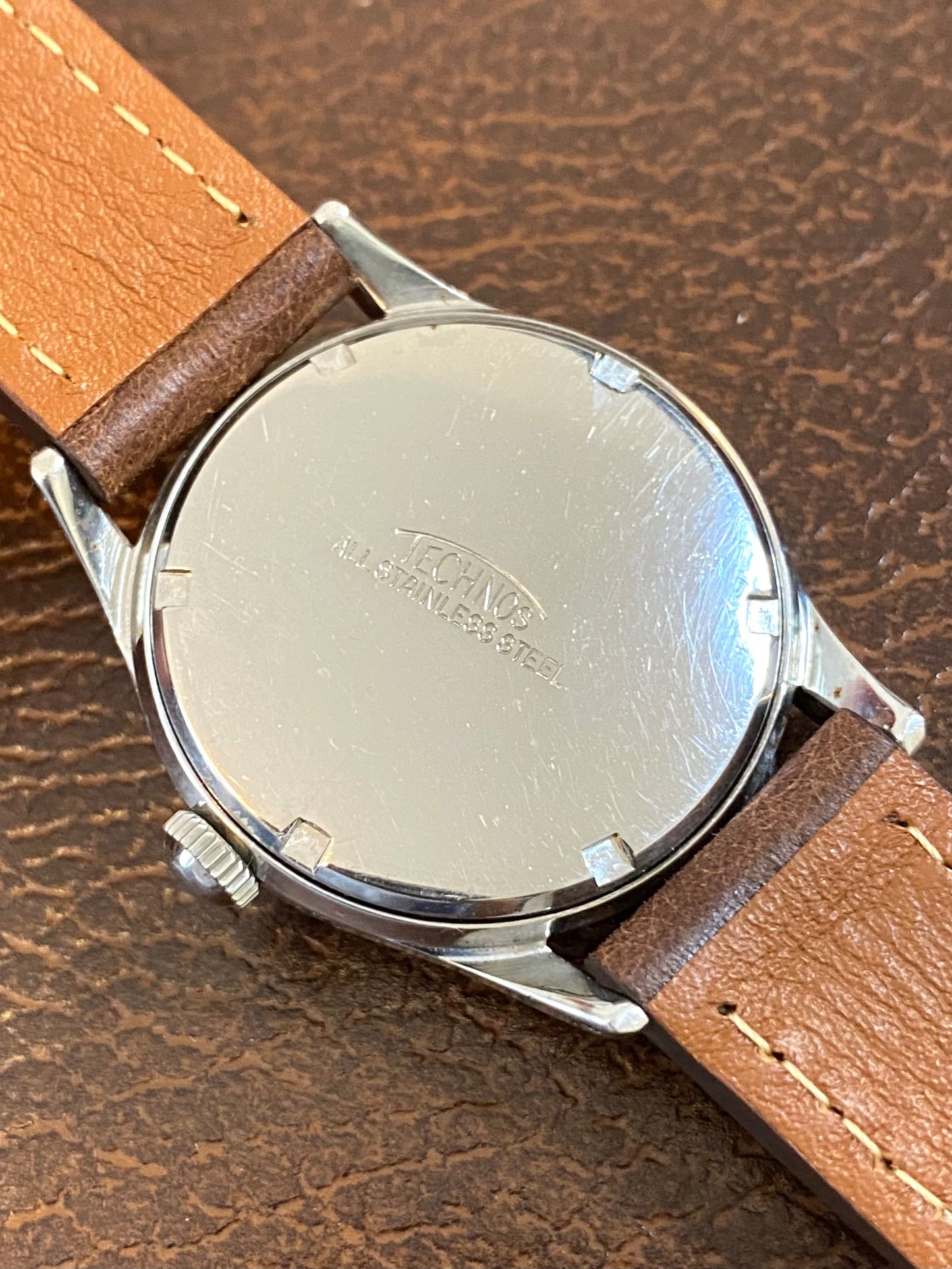 Technos Swiss Montre Vintage Mécanique Acier - 1950
