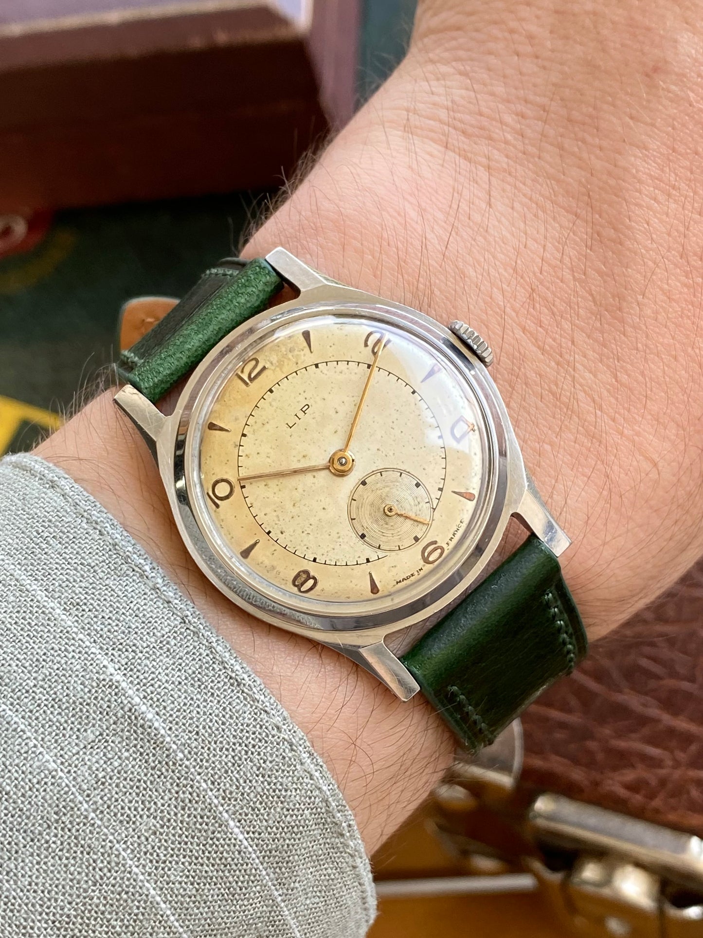 LIP R25 Made In France - Montre Vintage Mécanique Acier 1940