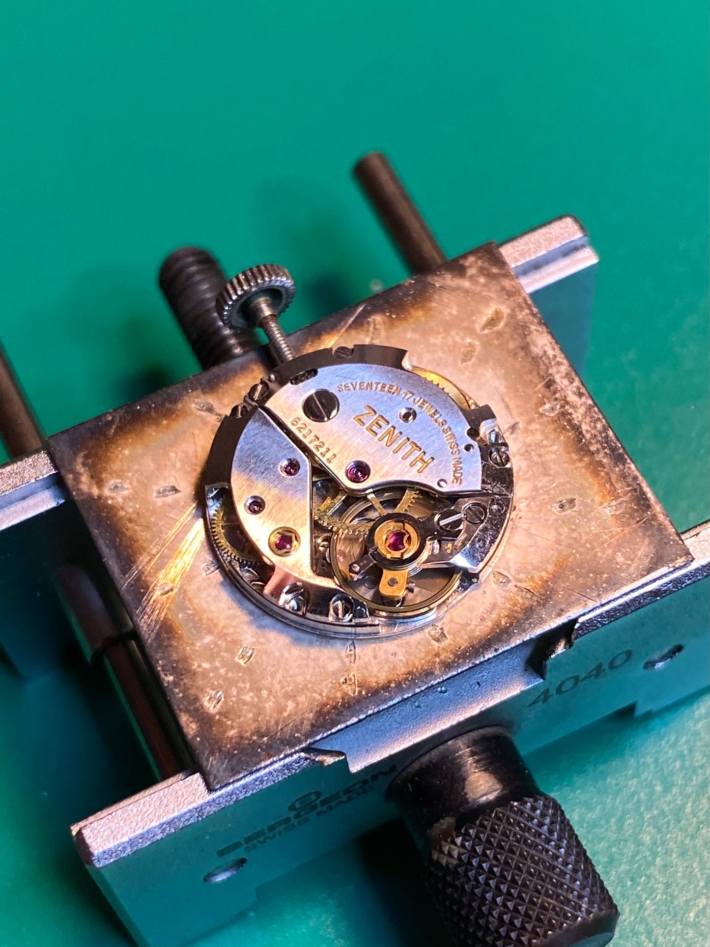 Zenith Tank Montre Rectangle Acier - Mouvement Mécanique - 1960