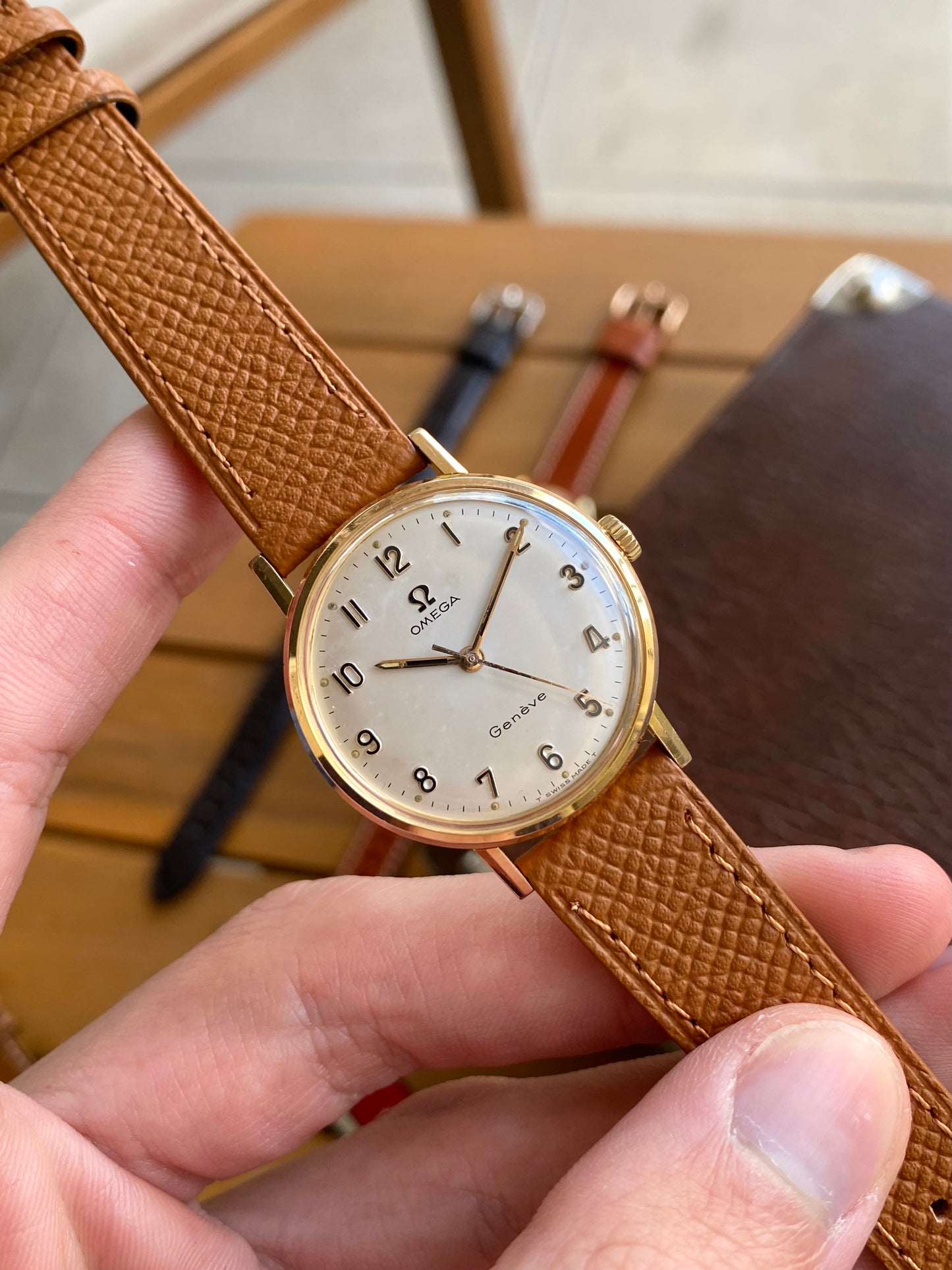 Omega Genève Cal.601 Plaqué Or Montre Vintage Mécanique Ref. 131.018 - 1967