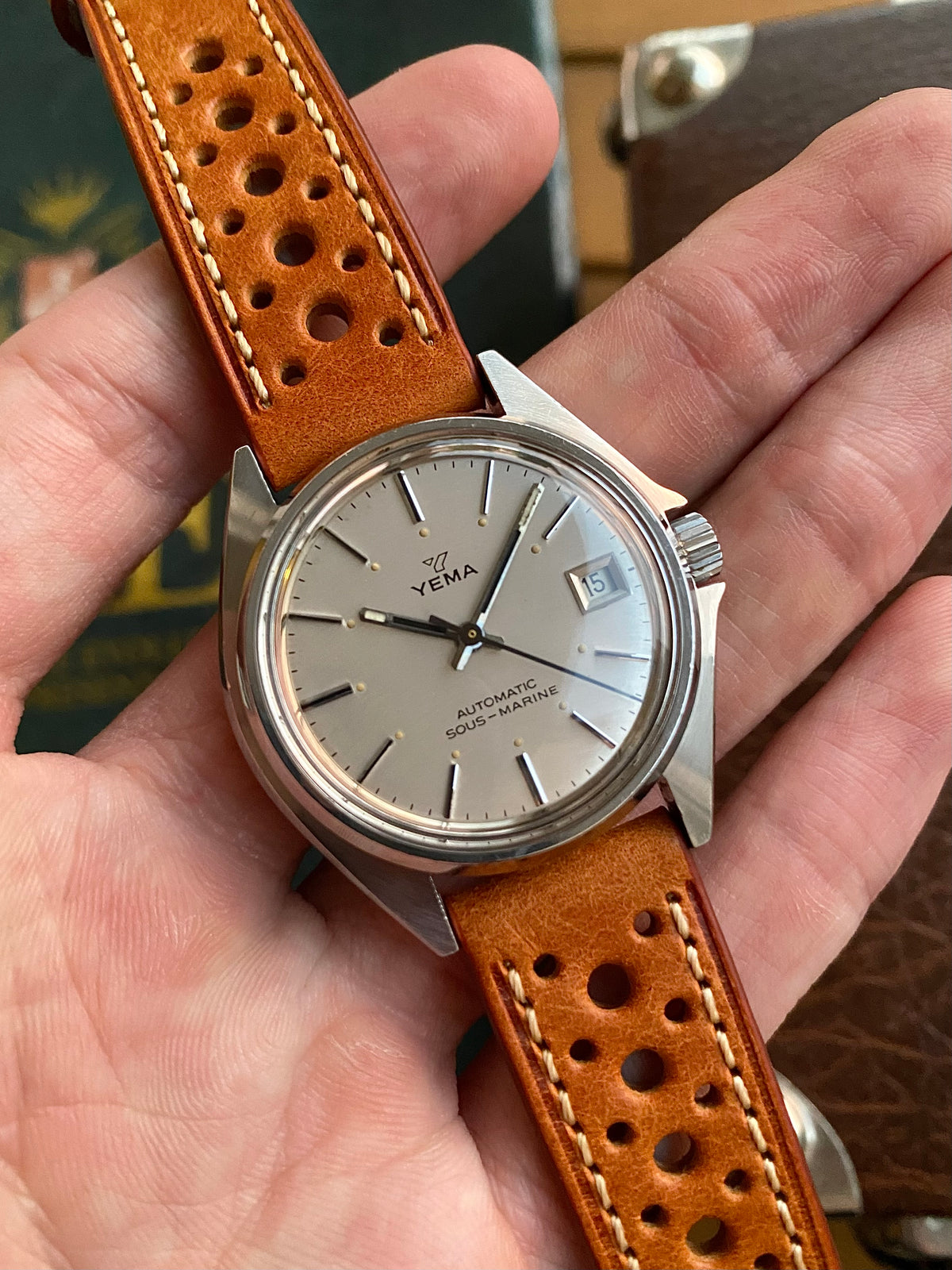 Yema France Sous-Marine Automatic - Montre Vintage Mécanique FE4611 1970