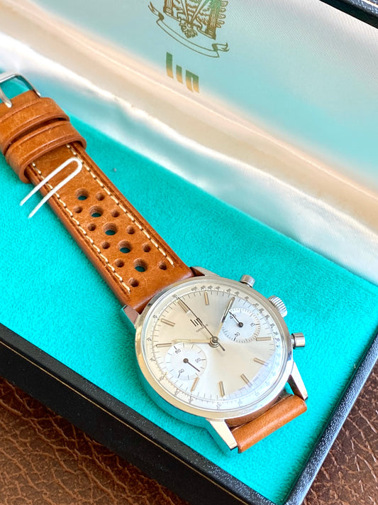 LIP Genève Chronographe RCH830 - Montre Vintage Mécanique - Boîtier Monobloc Acier - 1960