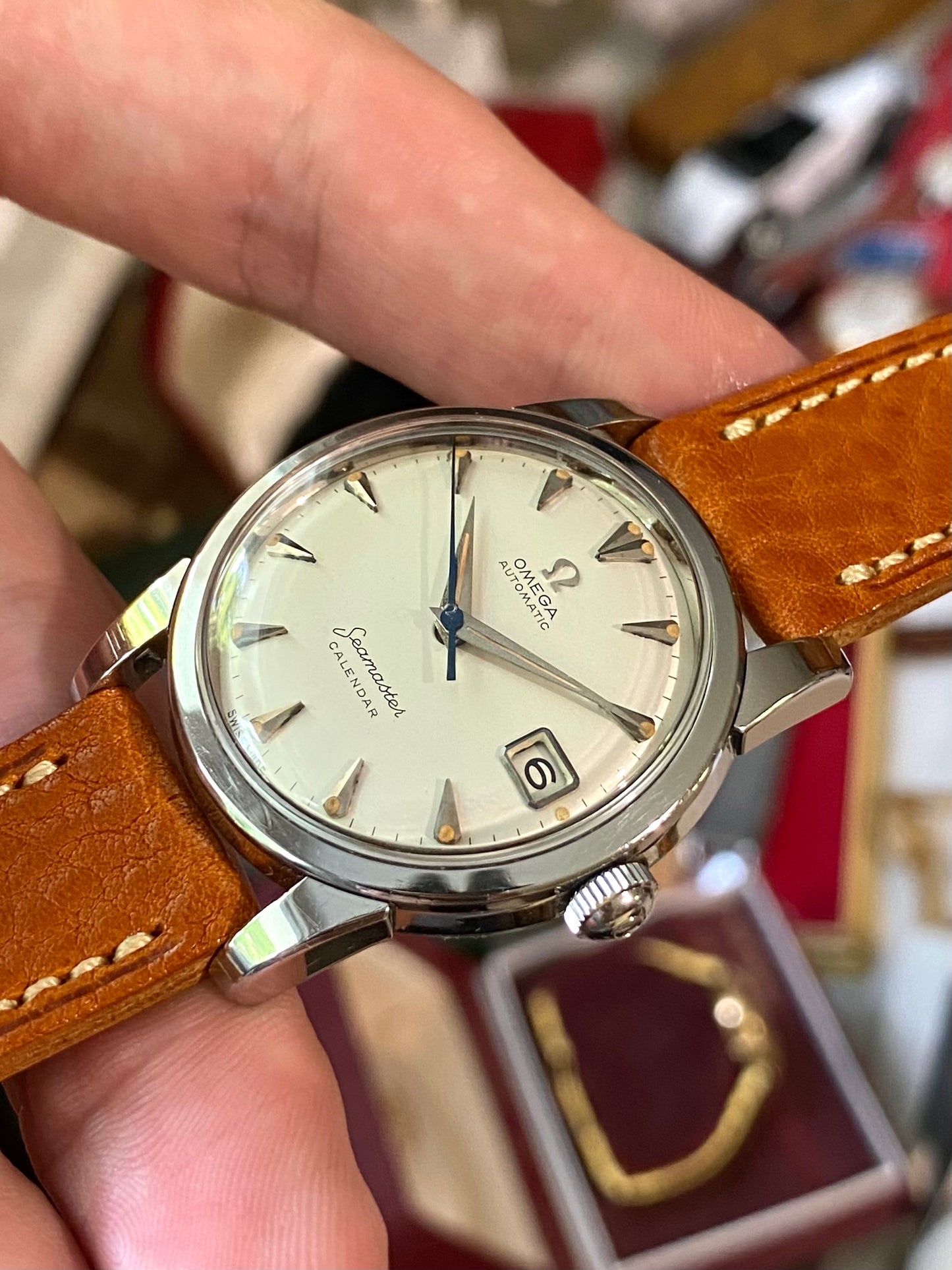 Omega Seamaster Calendar Automatic Cal.503 Montre Vintage Mécanique Ref.2849-10SC - 1957