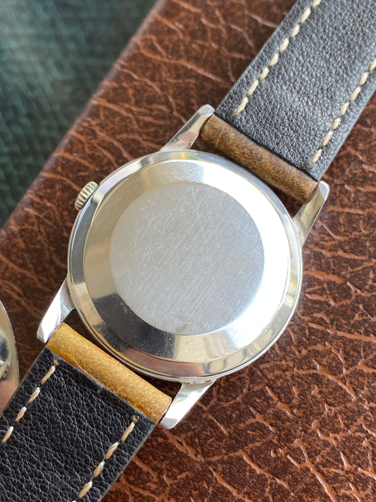 Omega Ref. 14714-6-SC Cal. 285 Montre Vintage Mécanique Patinée Acier 1961