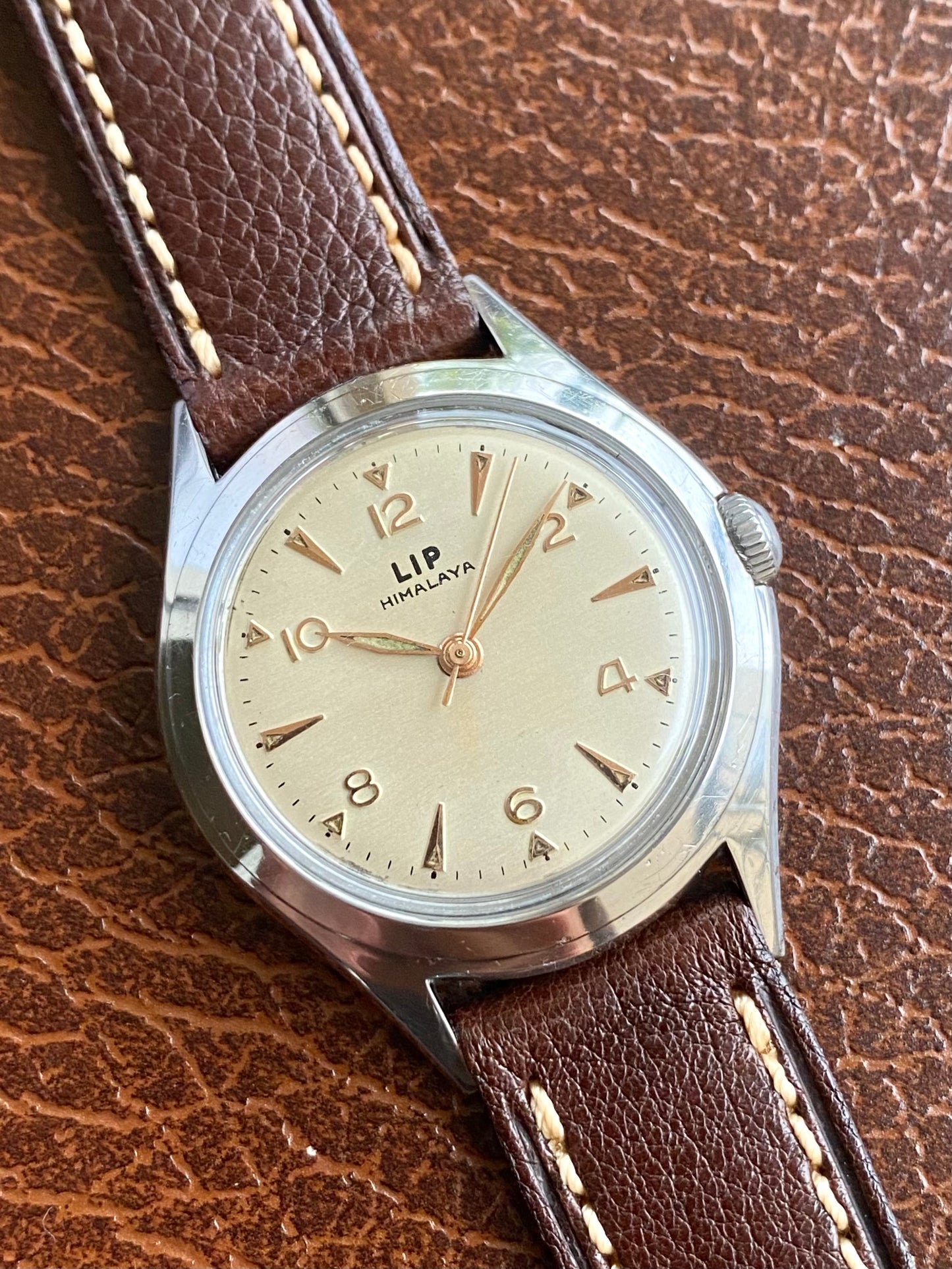 LIP Himalaya 1ère Génération R25 Montre Vintage Mécanique France 1950