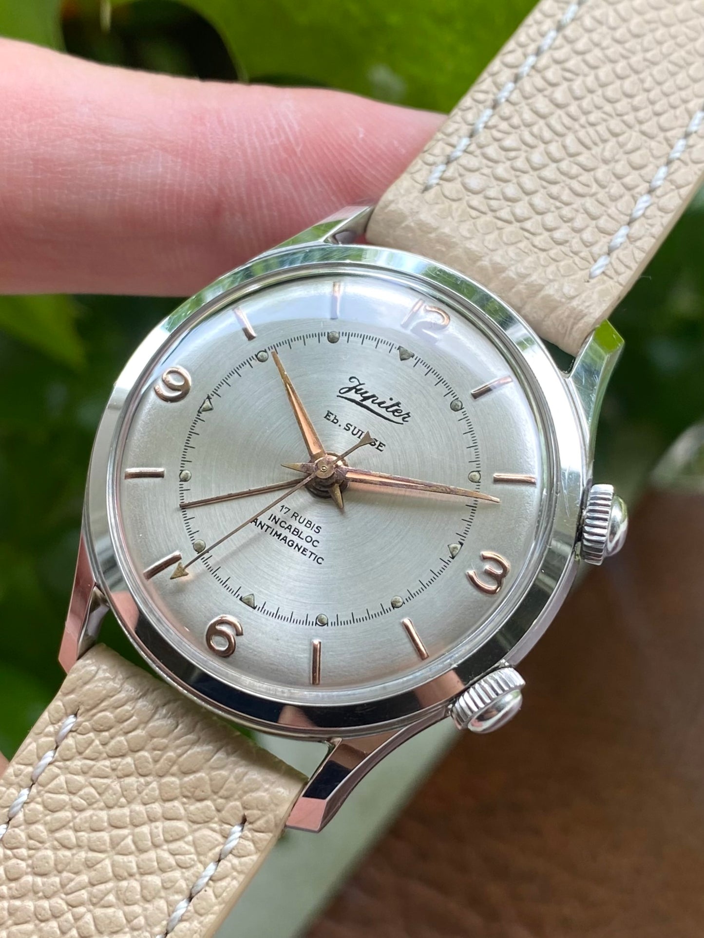 Jupiter Montre Ébauche Suisse Sonnerie Alarm AS.1475 Vintage Mécanique 1960