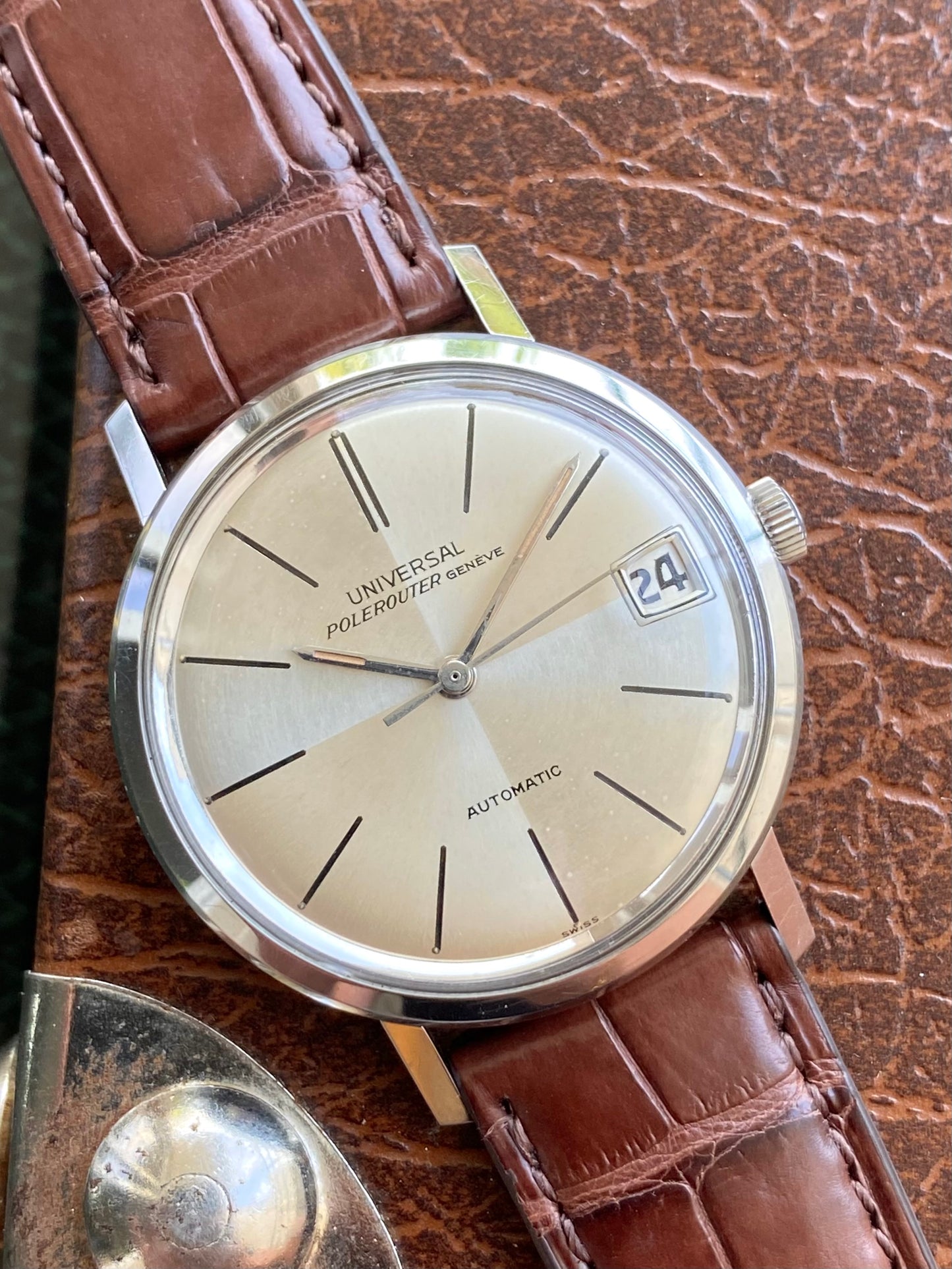 Universal Polerouter Genève Automatic Microtor - Ref.204604-4 - Cal. 218-2 - Montre Vintage Mécanique 1960