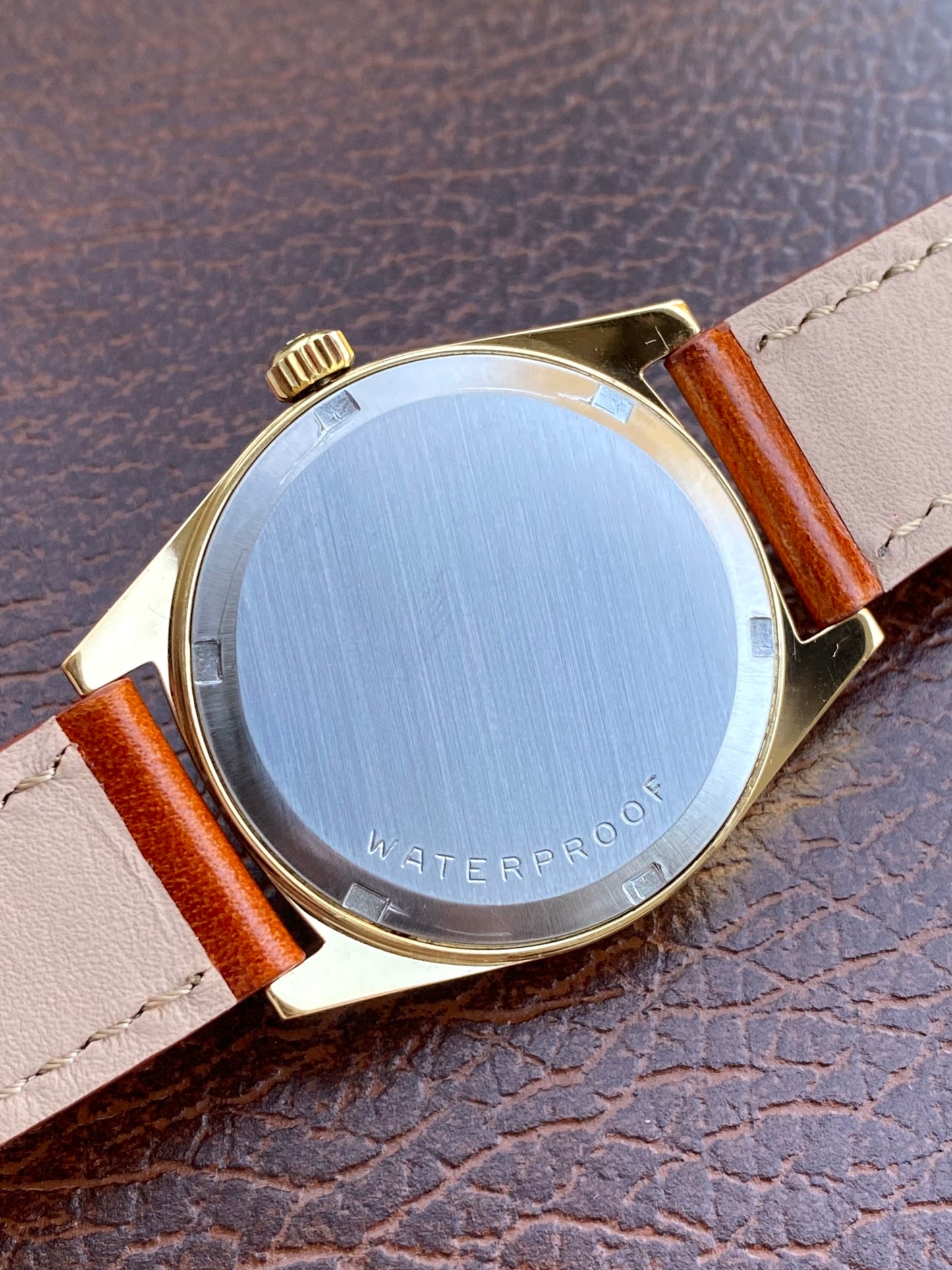 Omega Genève Plaqué Or Montre Vintage Mécanique Ref.135.041 Cal.601 - 1968