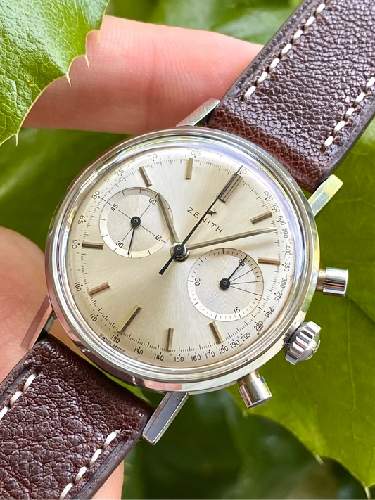 Zenith Sporto Chronographe Calibre 136D Montre Vintage Mécanique - 1964