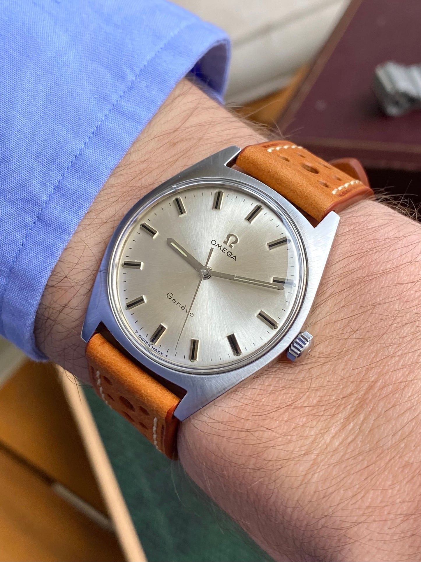 Omega Genève 135.041 - Montre Vintage Mécanique - Cal.601 Suisse 1969