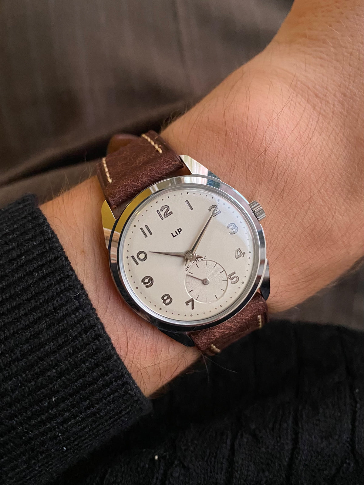 LIP France R25 Neuve de Stock NOS - Montre Vintage Mécanique 1960 + Bracelet