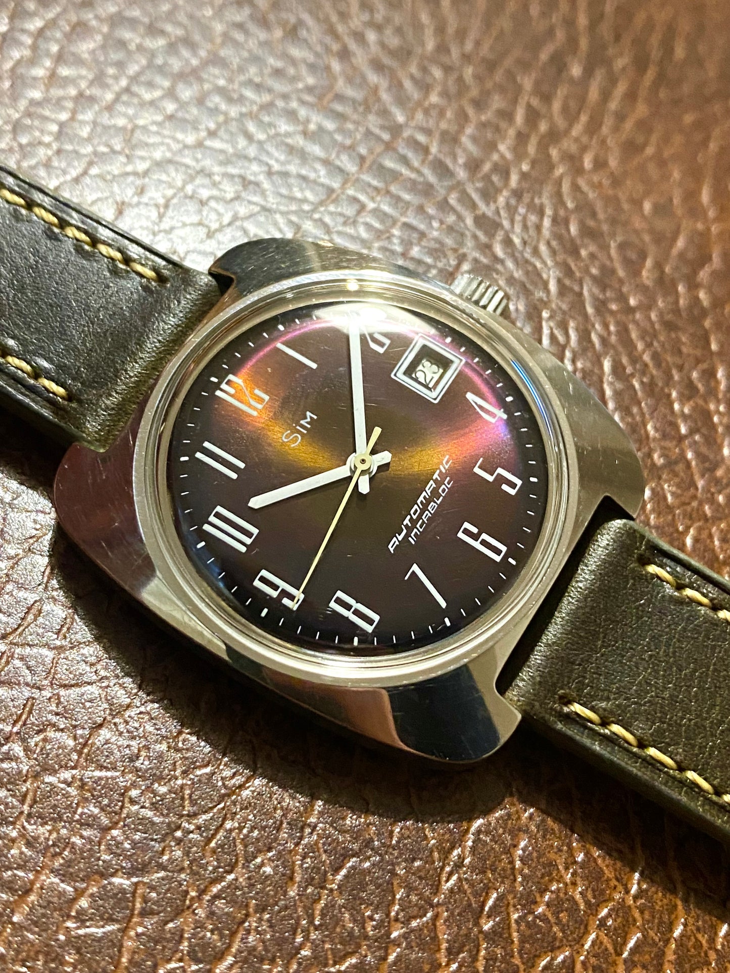 SIM Automatic Montre Vintage Mécanique 1970