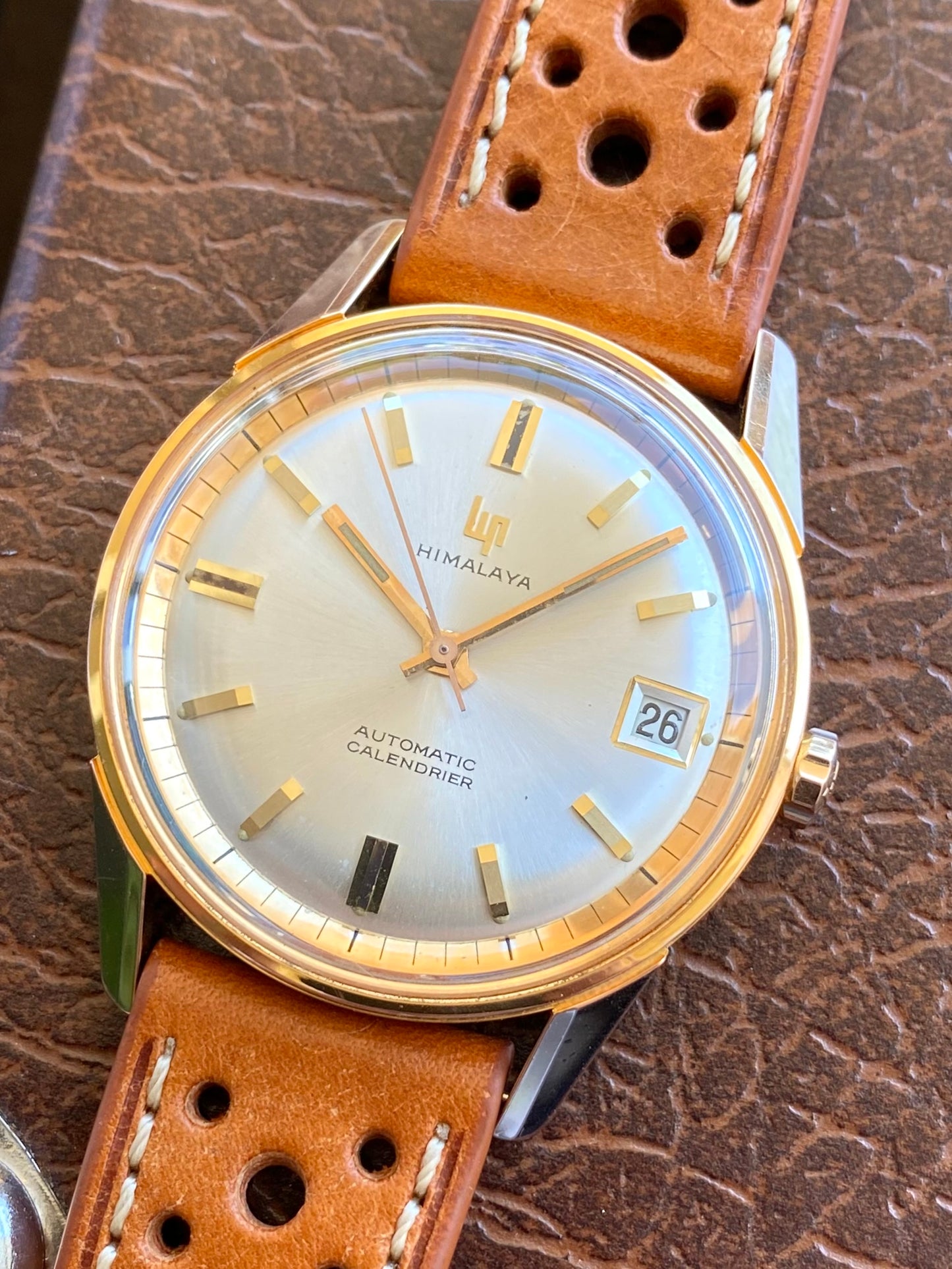 LIP Himalaya Automatic - France Montre Vintage Mécanique R153a Plaqué Or 1960
