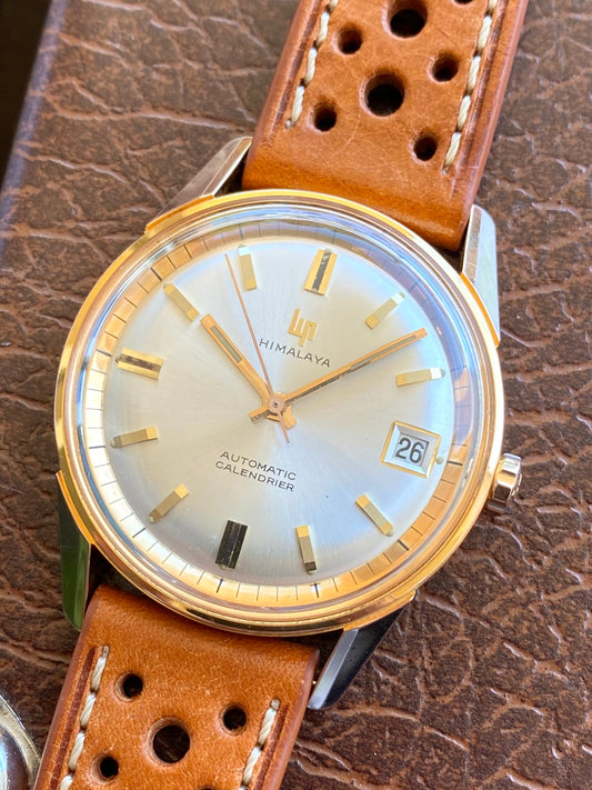 LIP Himalaya Automatic - France Montre Vintage Mécanique R153a Plaqué Or 1960