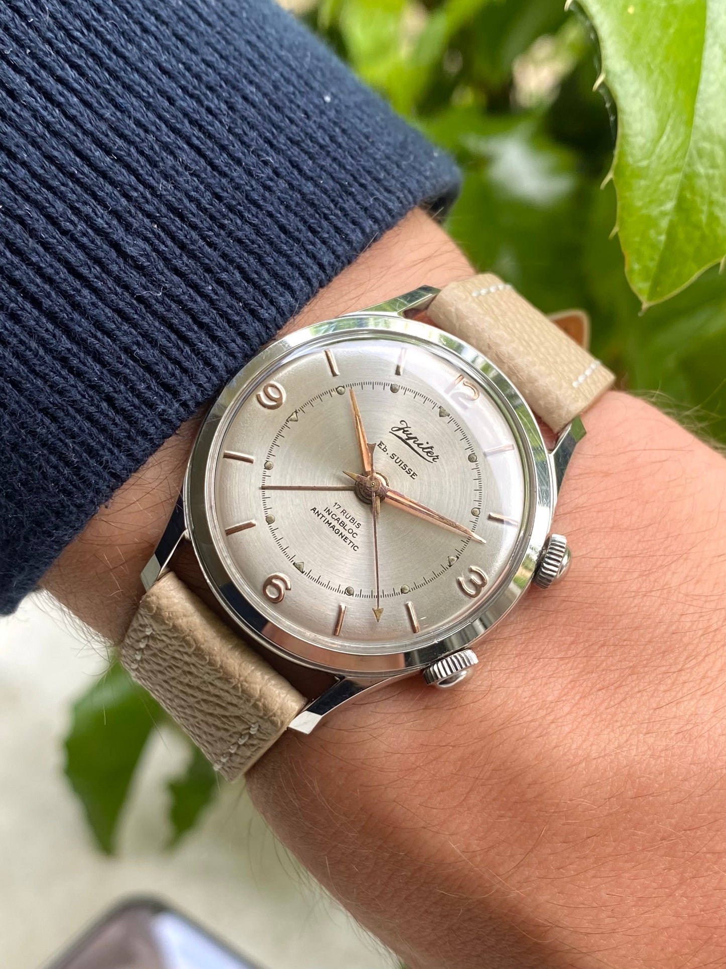 Jupiter Montre Ébauche Suisse Sonnerie Alarm AS.1475 Vintage Mécanique 1960