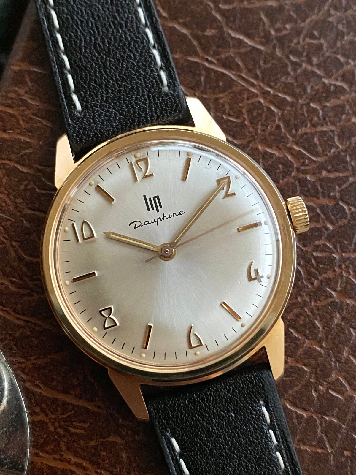 LIP Dauphine France - Montre Vintage Mécanique Plaqué Or RSC553 - 1960