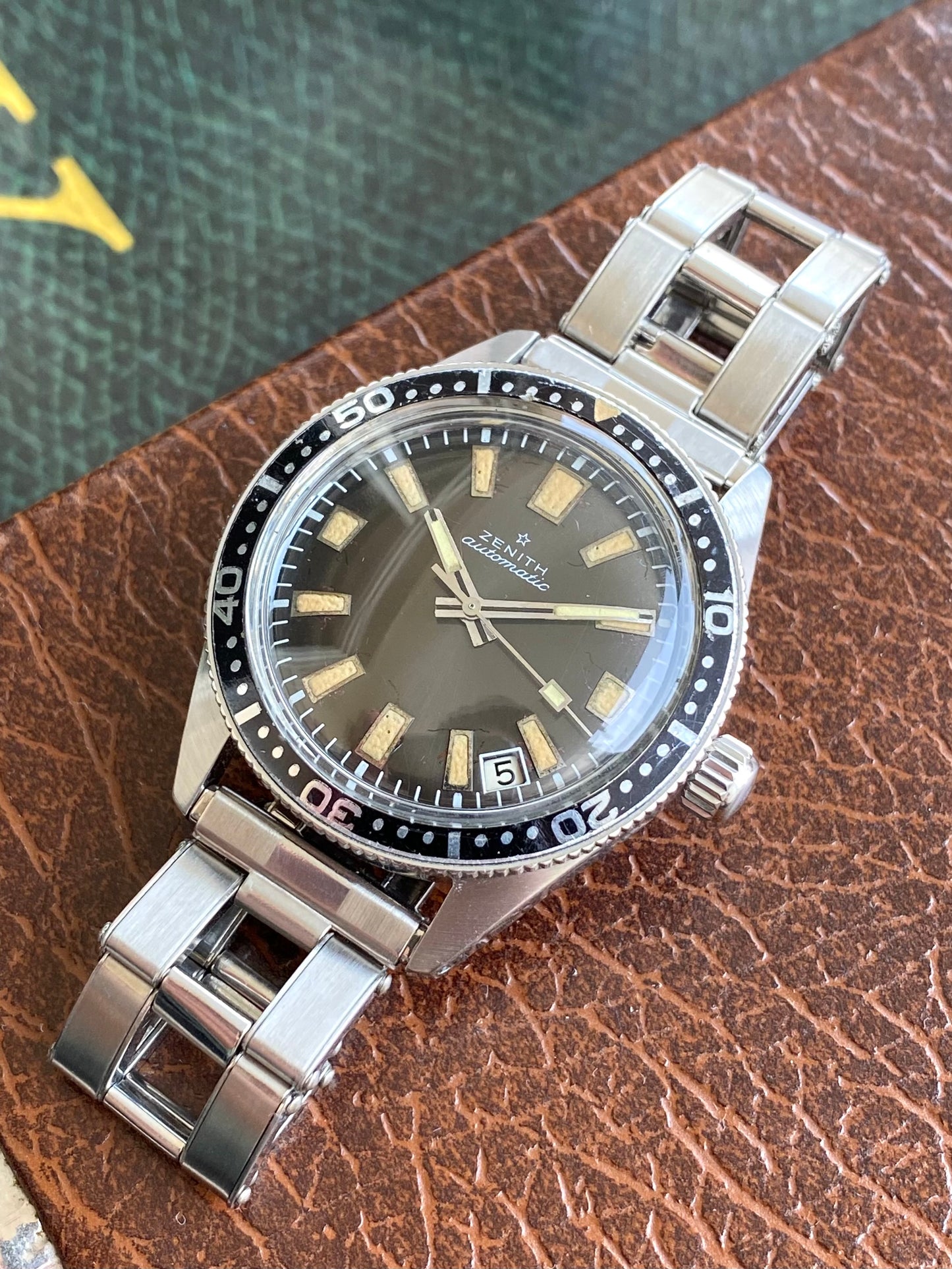 Zenith Skin Diver - Montre Vintage Plongée Automatic Cal. 2542PC 1960