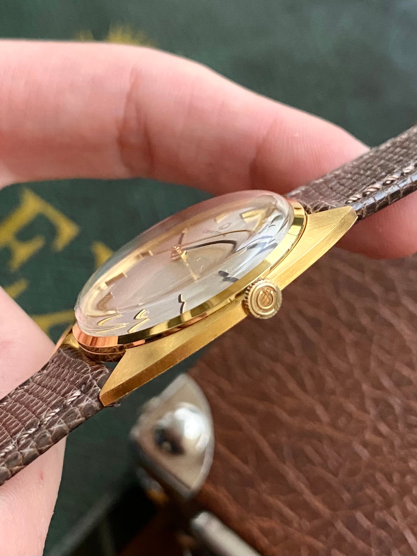 Certina NOS Neuve de Stock 23-36 Montre Vintage Mécanique Plaqué Or 1960