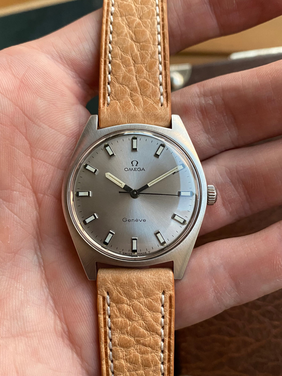 Omega Genève Racing Cal. 601 - Montre Vintage Mécanique Sport 135.041 - 1969