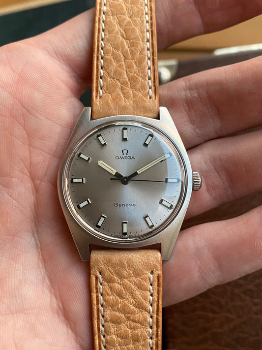Omega Genève Racing Cal. 601 - Montre Vintage Mécanique Sport 135.041 - 1969