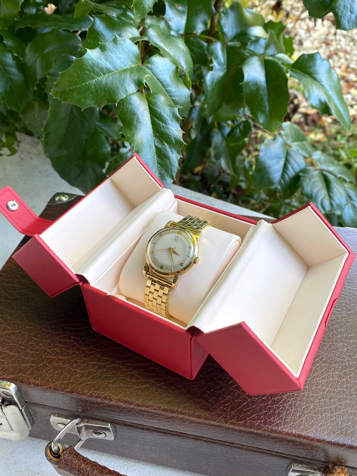 OMEGA Ecrin de Montre Neuf - Étui Boîte de Transport