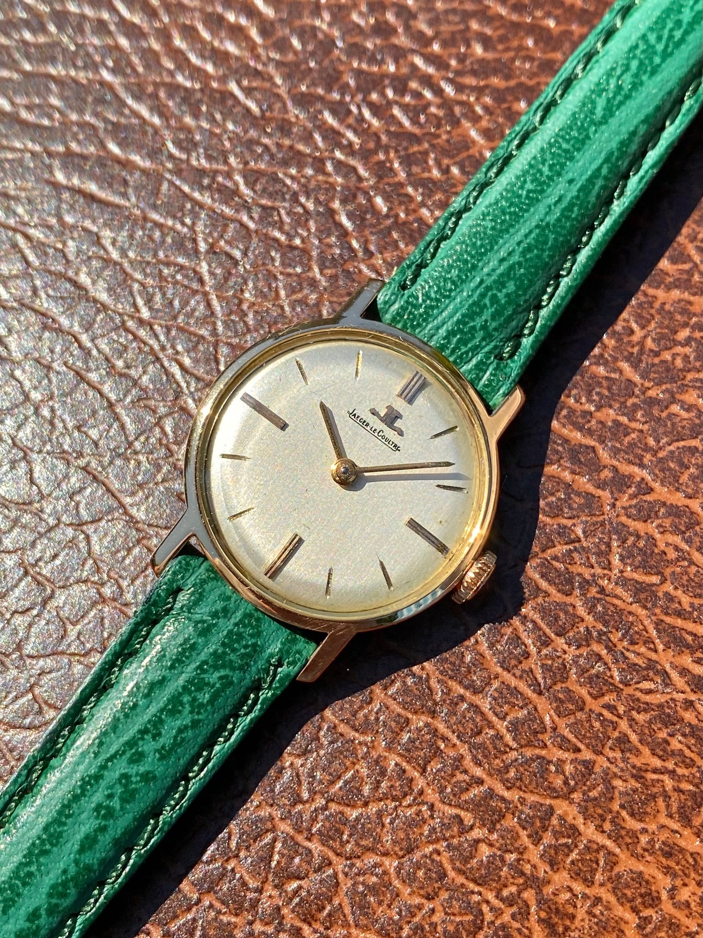 Jaeger-LeCoultre Lady en Or Rose 18k 750/1000 Montre Vintage Mécanique Dame 1960 + Boîte