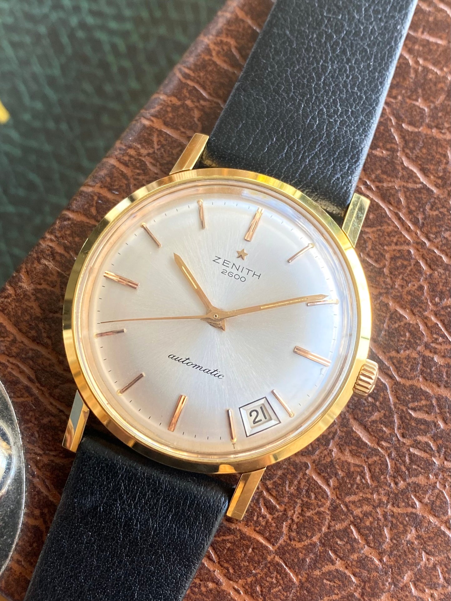 Zenith 2600 - Montre Vintage Automatique Cal. 2532 Mécanique Plaqué Or 1960