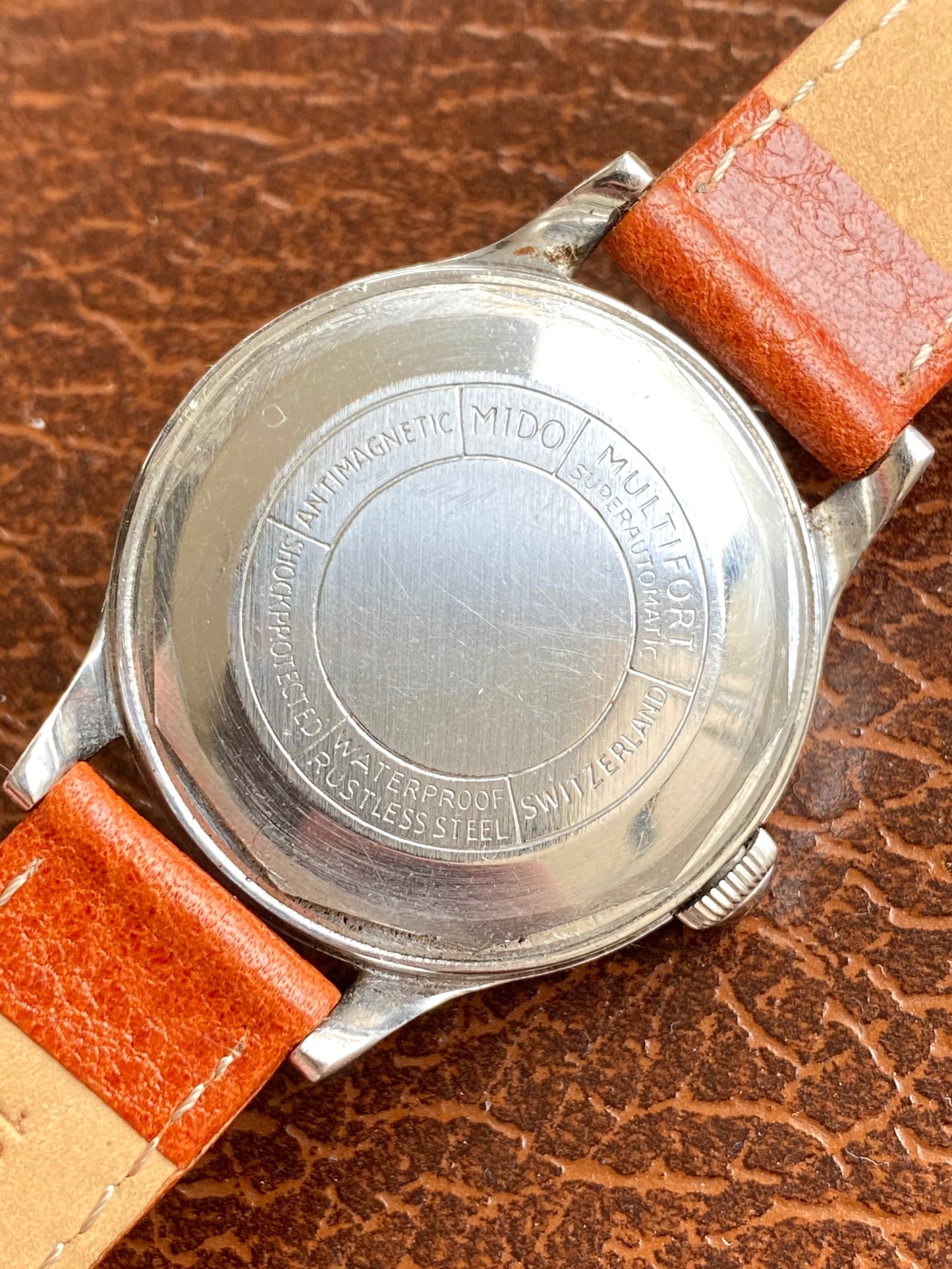 Mido Multifort Powerwind Cal. 917P Montre Vintage Mécanique Automatique 1950