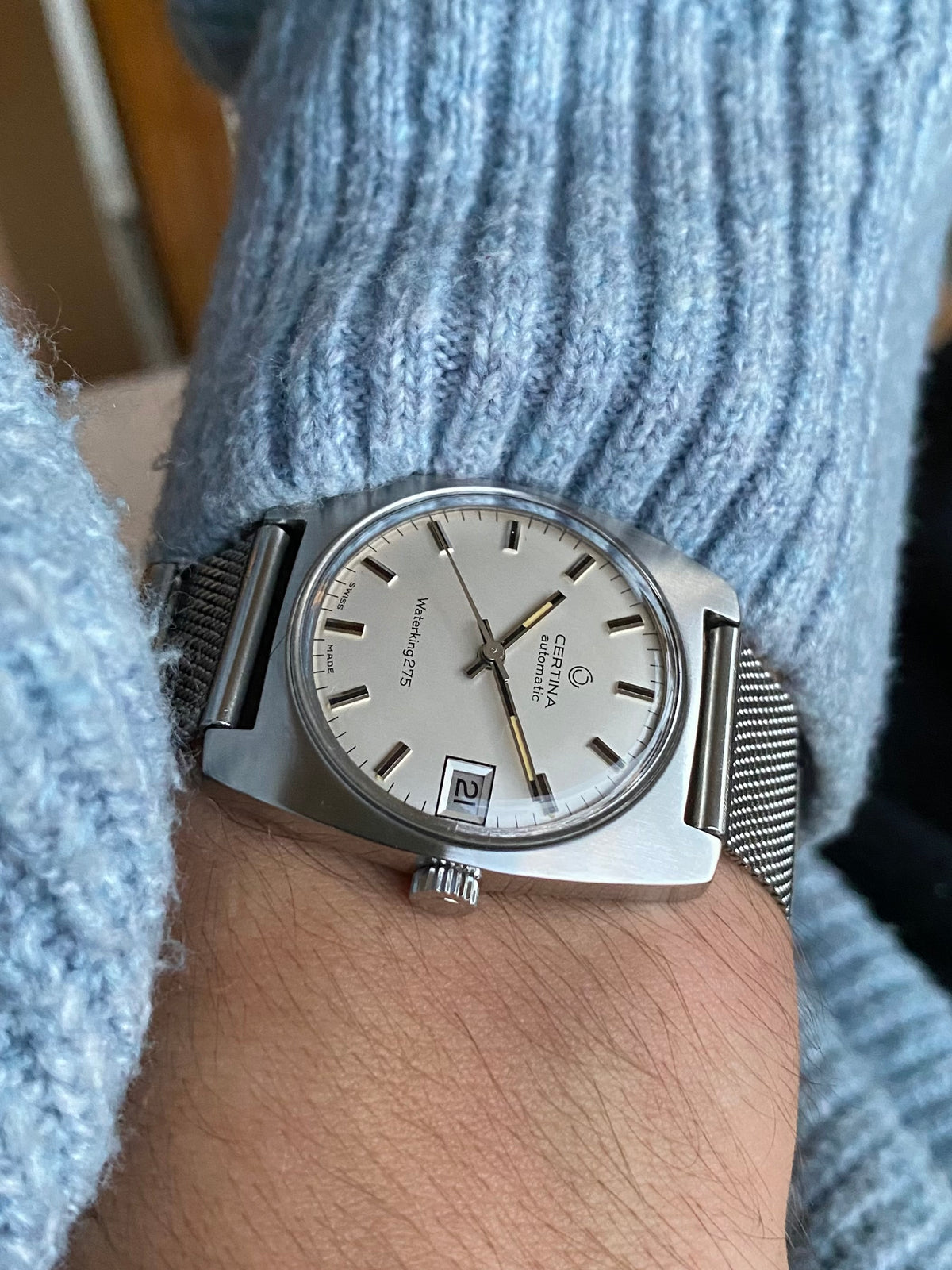 Certina WaterKing275 Automatic - Montre Vintage Suisse Mécanique Acier 1960