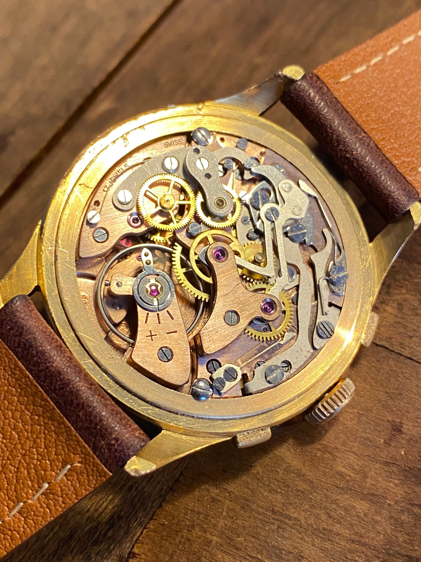 Chanor Besançon Montre Chronographe Landeron 187 Mécanique 1960