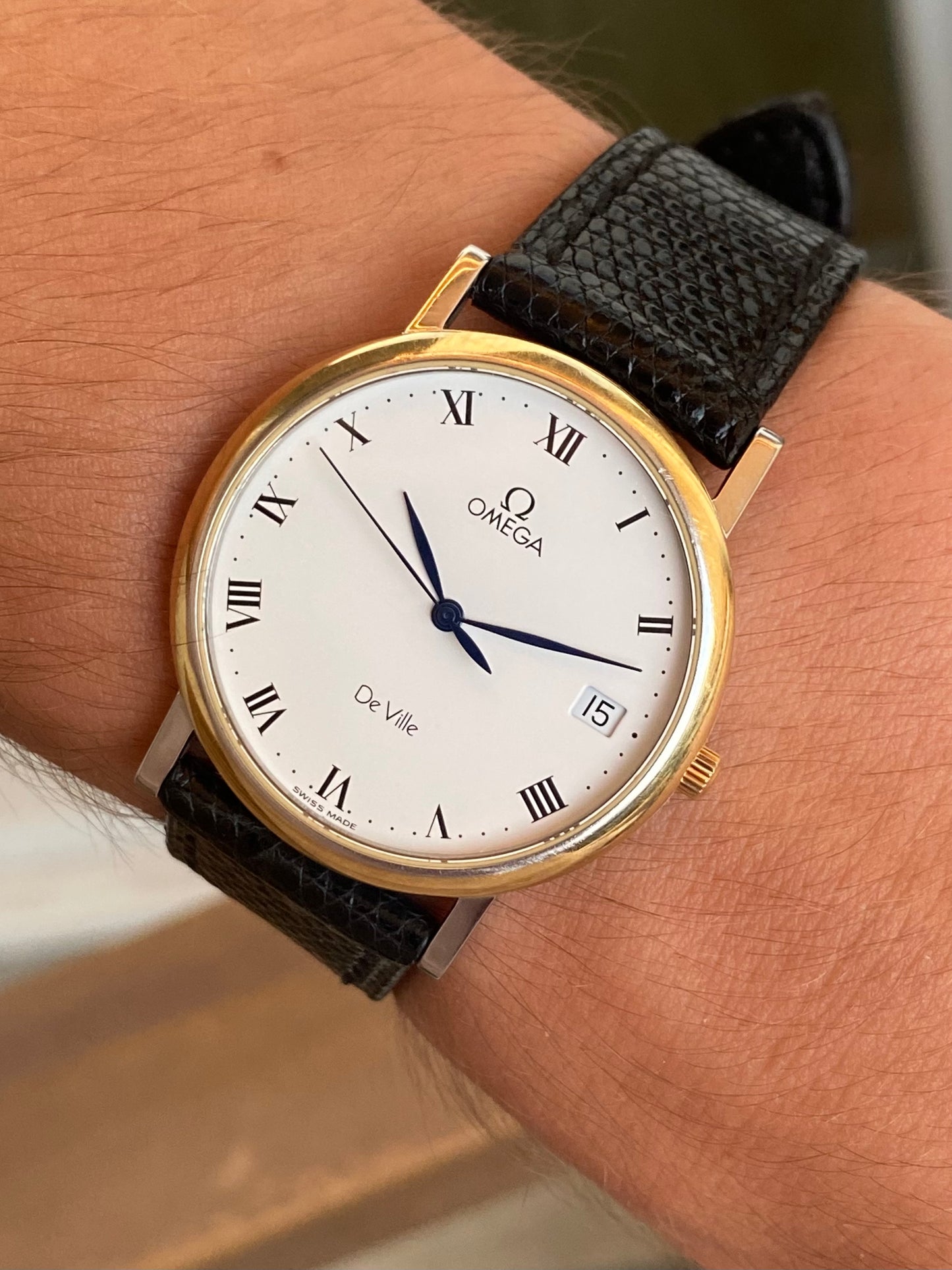 Omega De Ville Quartz 1532 Montre 196.2432 1990