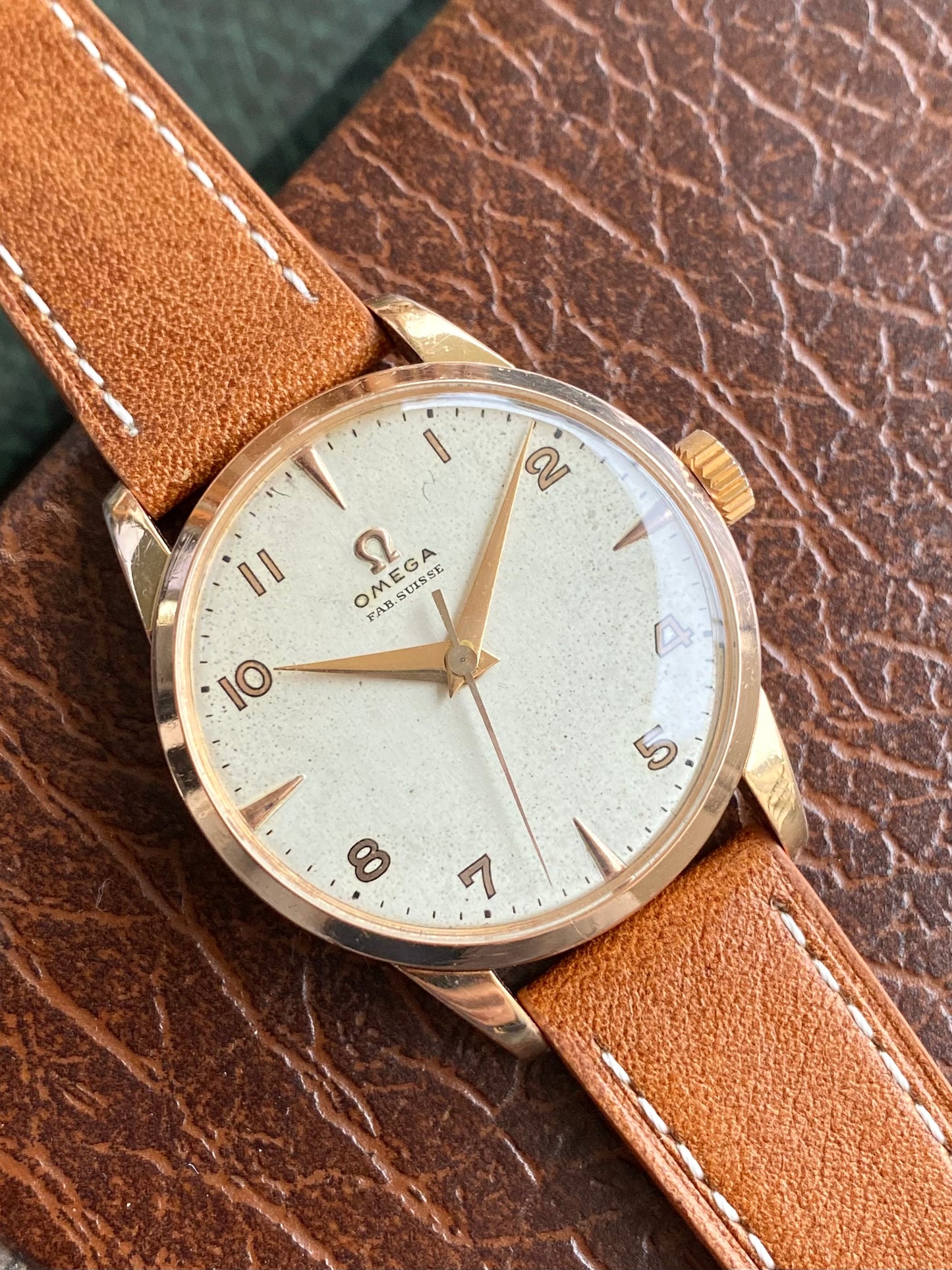 Omega Fab Suisse Plaqué Or 80 Microns - Montre Vintage Mécanique Cal.283 Ref.2513-3 - 1946